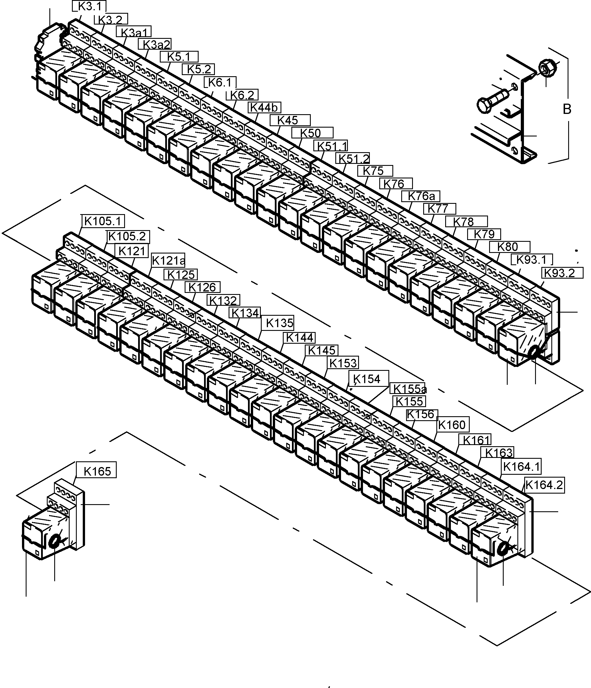Excavators Mining Komatsu / PC5500-6 S/N 15014(g15014) / Switch Framing X2(515-2165g : 515-2165g)