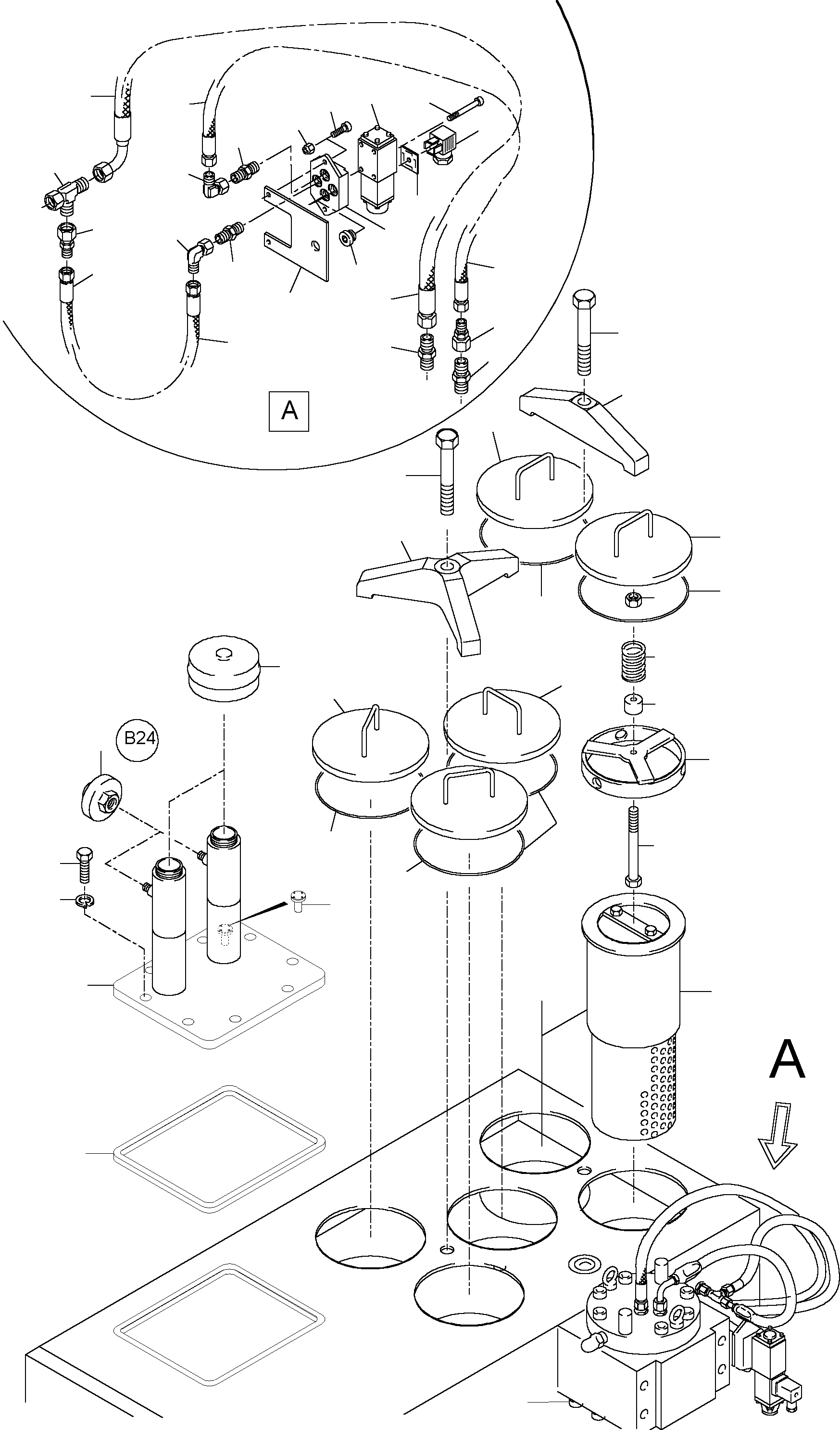 Excavators Mining Komatsu / PC5500-6 S/N 15014(g15014) / Main Oil Tank(515-1801g : 515-1801g)
