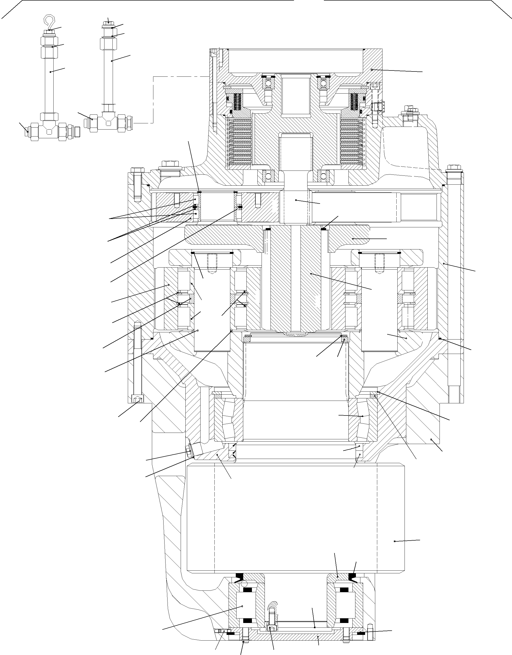 Excavators Mining Komatsu / PC5500-6 S/N 15014(g15014) / Slew Gearbox with Brake(991-0468 : 991-0468)