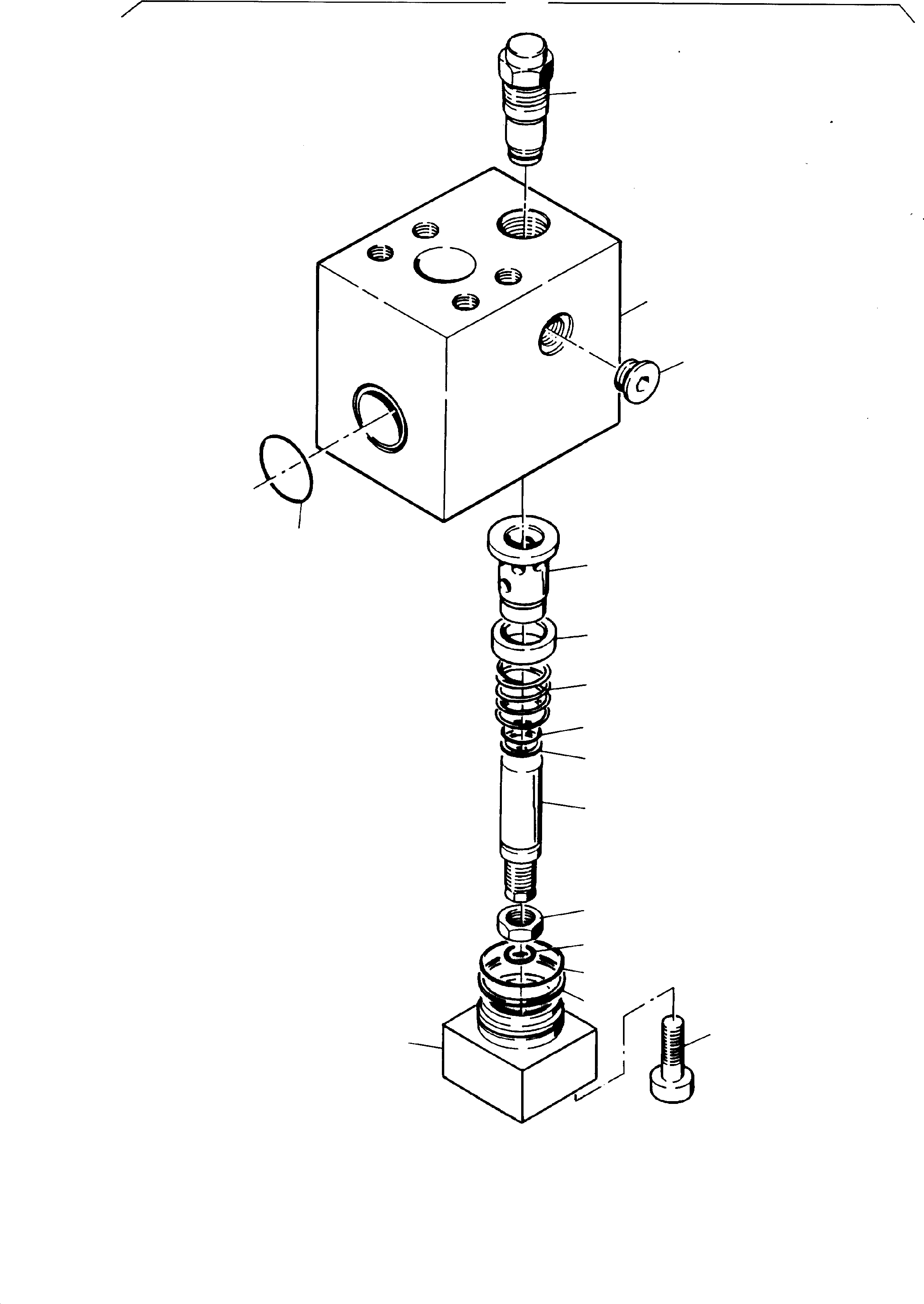 Komatsu parts book diagram for PC5500-6 S/N 15017: THROTTLE CHECK VALVE
