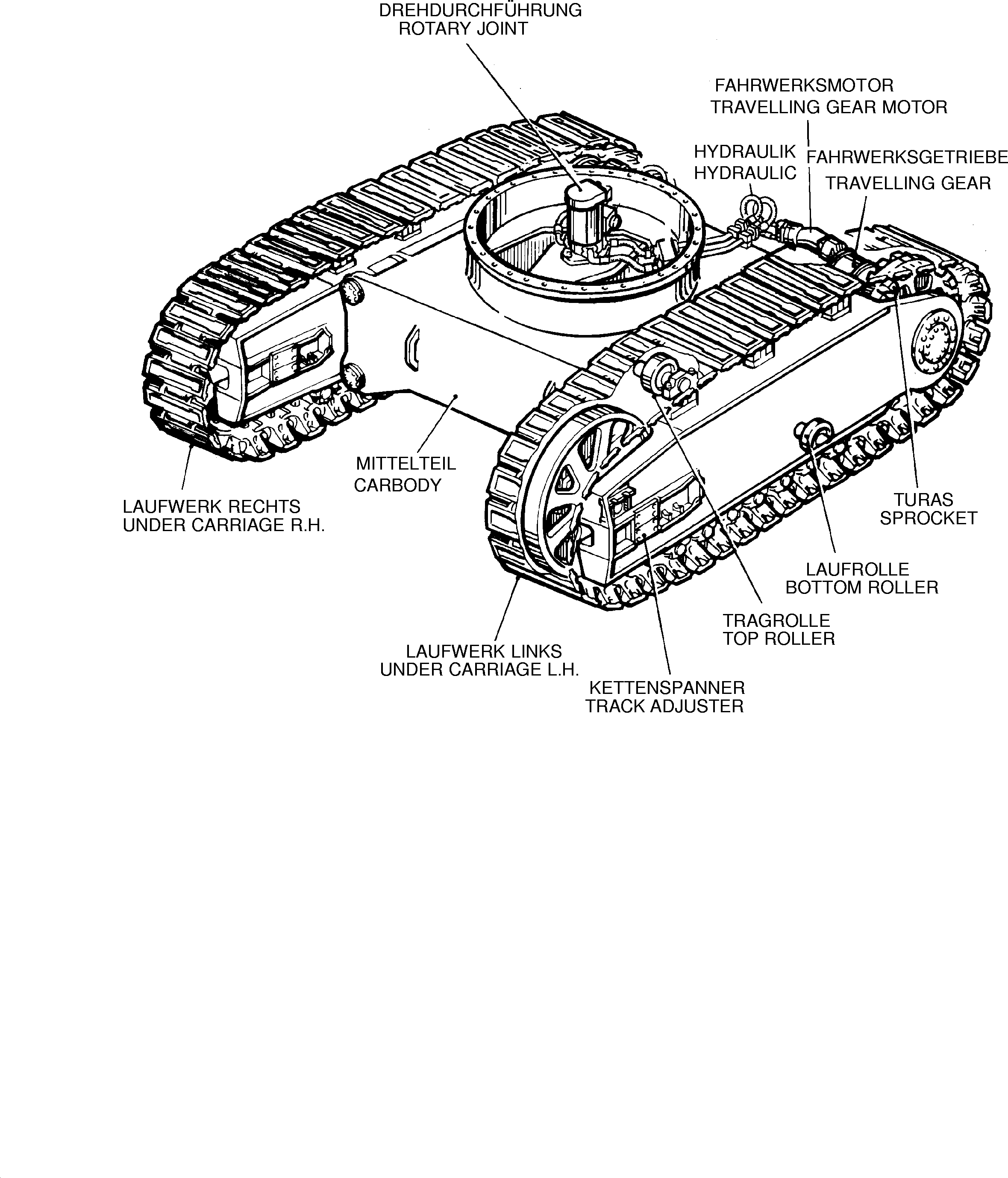 Komatsu parts book diagram for PC5500-6 S/N 15017: 