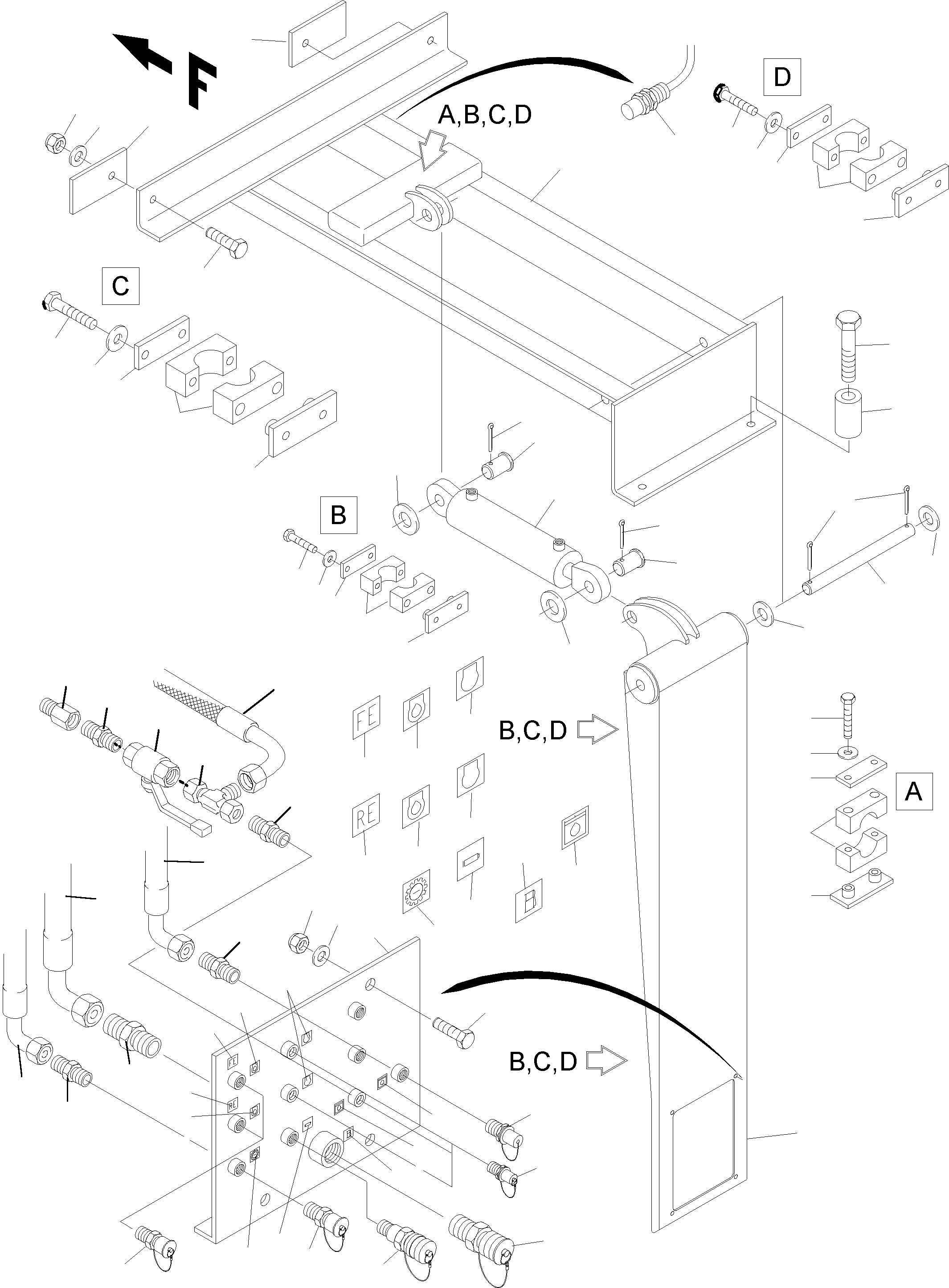 Komatsu parts book diagram for PC5500-6 S/N 15017: REFUELING EQUIPMENT