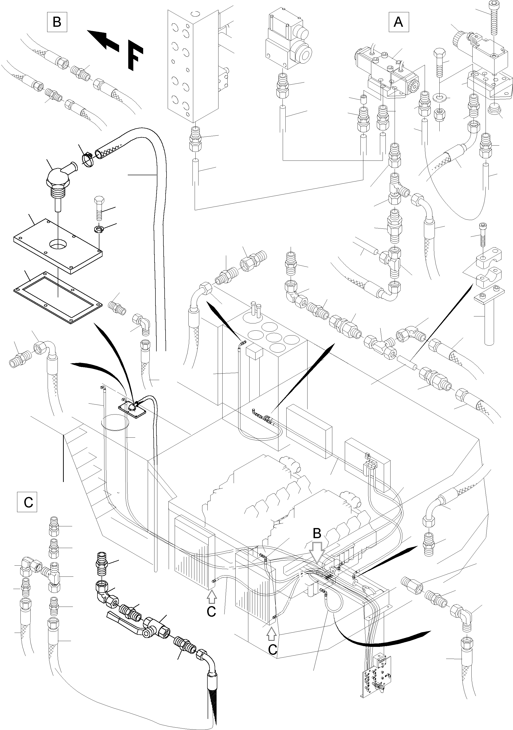 Komatsu parts book diagram for PC5500-6 S/N 15019: REFUELING EQUIPMENT