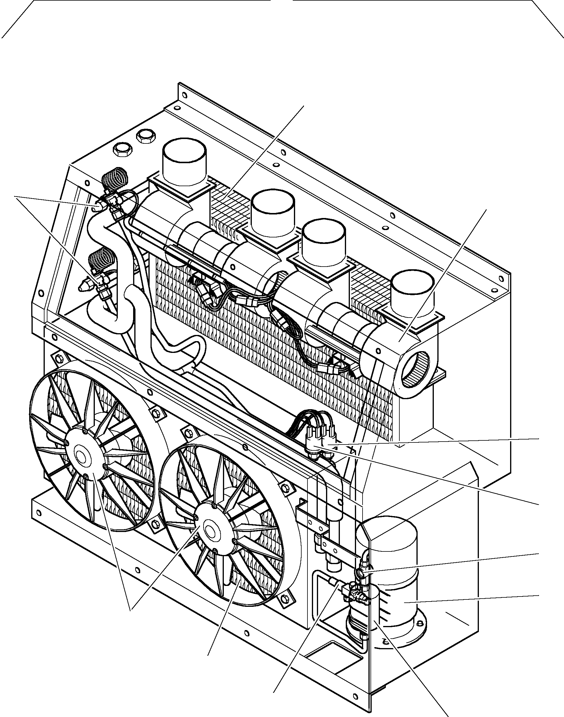 Komatsu parts book diagram for PC5500-6 S/N 15019: AIR CONDITIONING UNIT