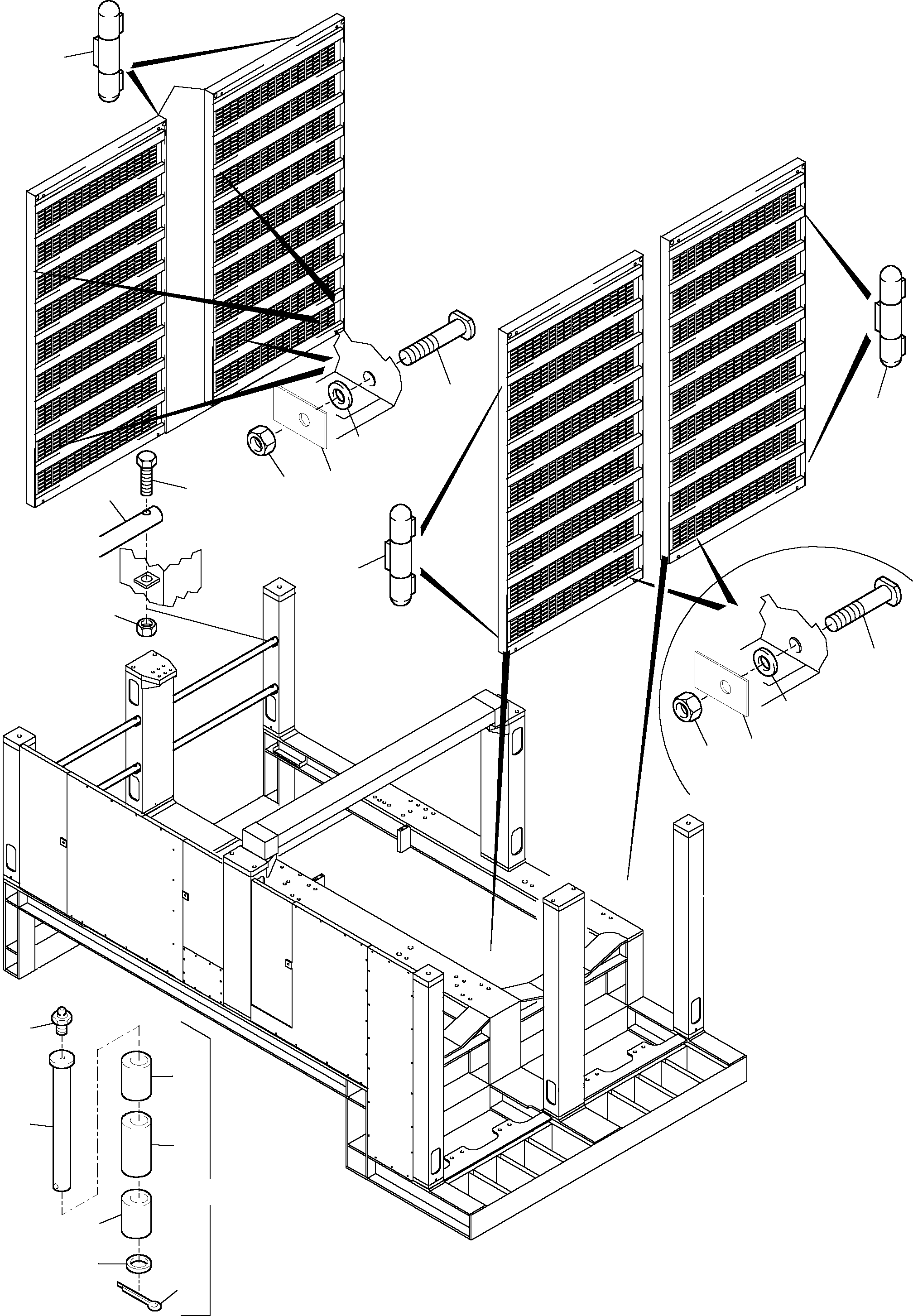 Komatsu parts book diagram for PC5500-6 S/N 15019: MACHINERY HOUSE