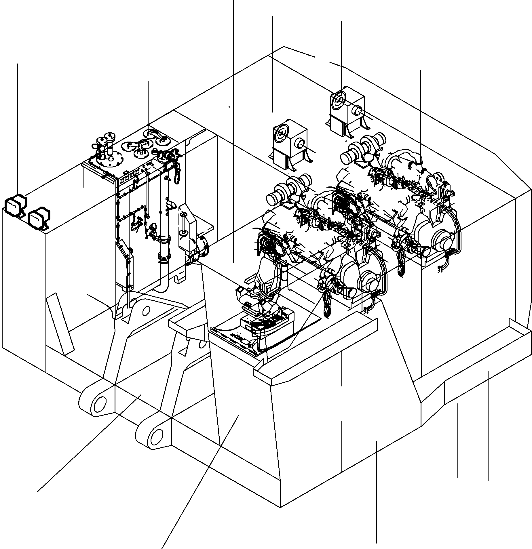 Komatsu parts book diagram for PC5500-6 S/N 15019: ELECTRIC EQUIPMENT