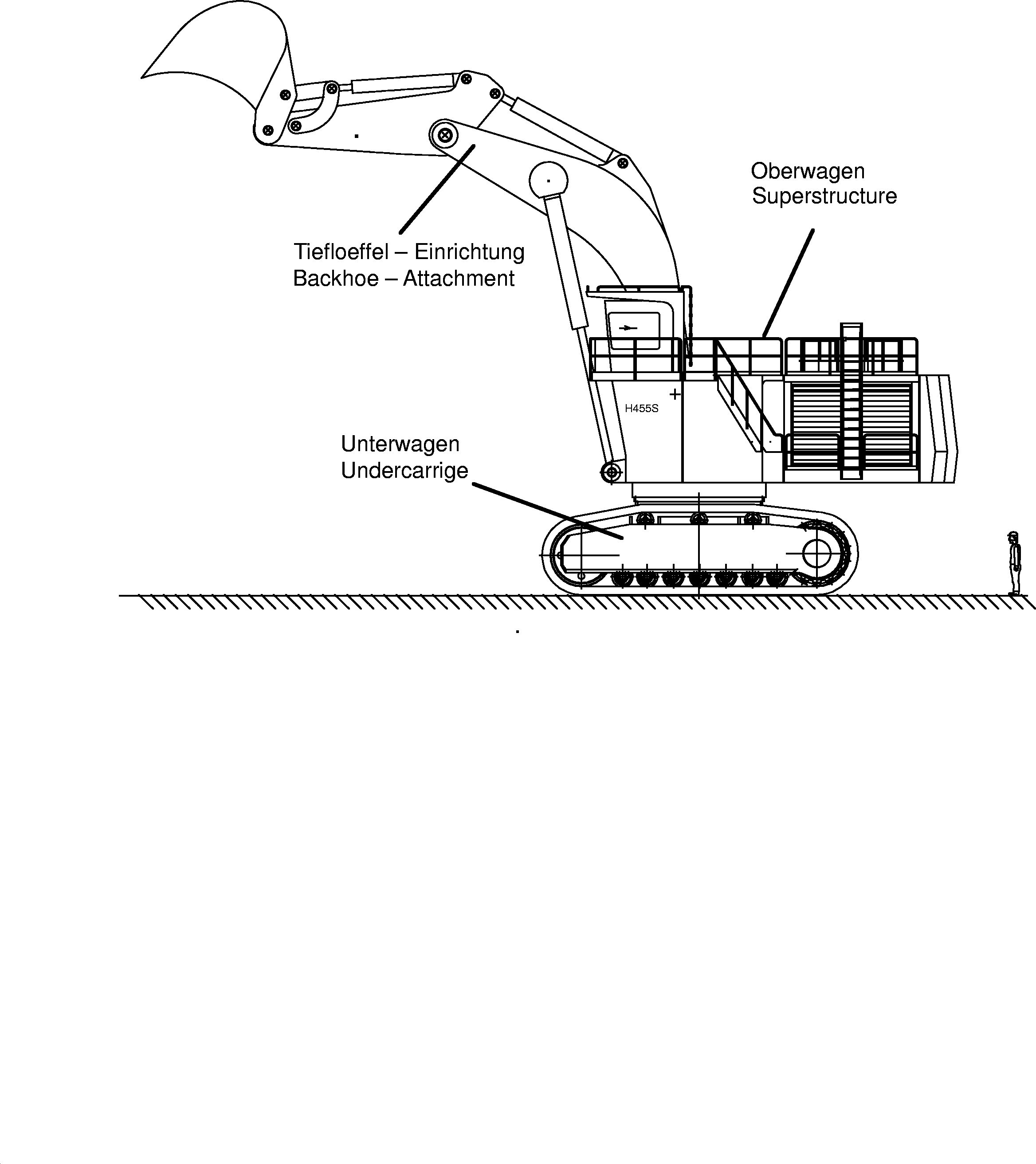 Komatsu parts book diagram for PC5500-6 S/N 15024: 