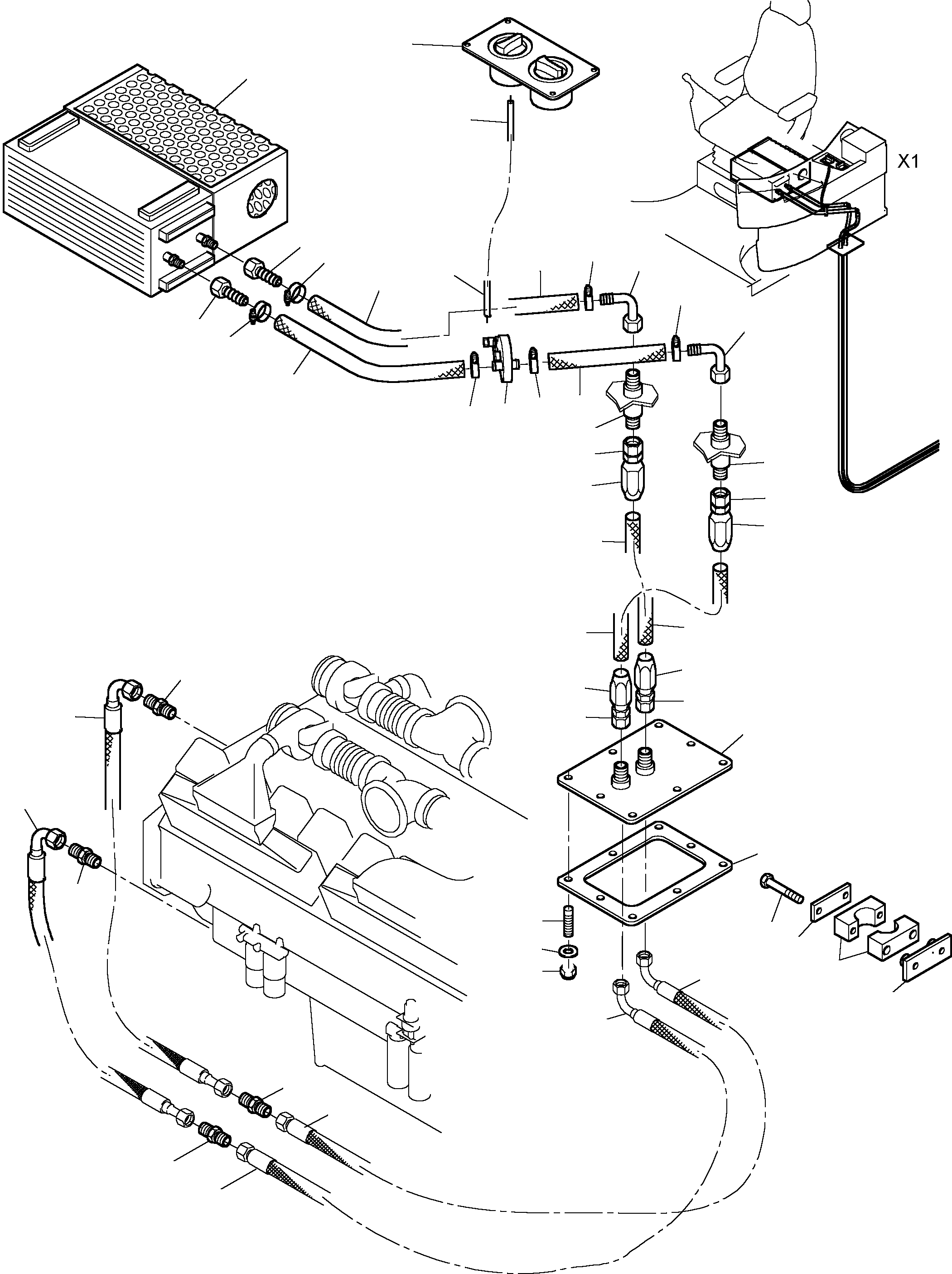 Excavators Mining Komatsu / PC5500-6 S/N 15024(g15024) / Cab Heater Arr.(515-2030b : 515-2030b)