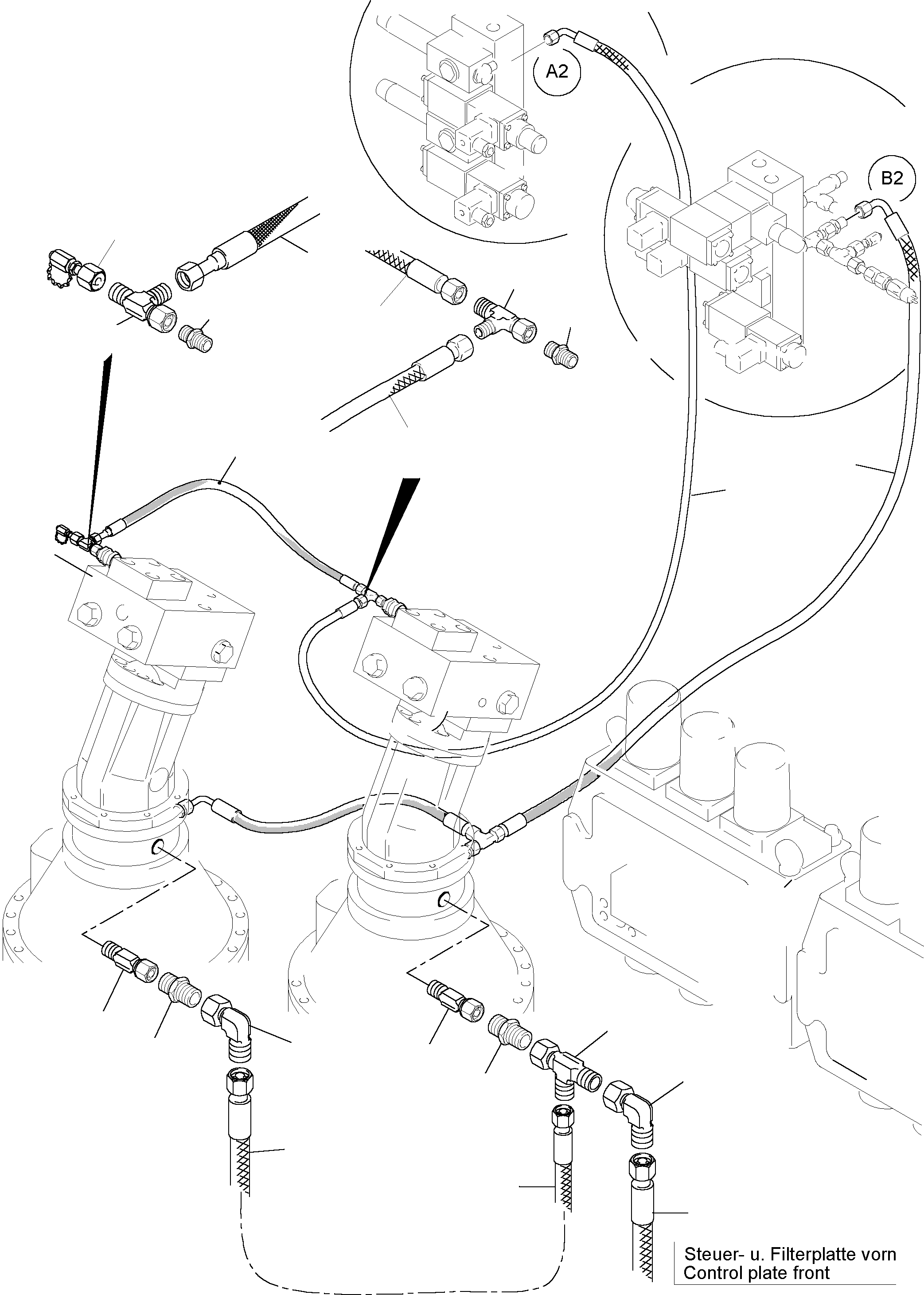 Komatsu parts book diagram for PC5500-6 S/N 15024: CONTROL - SLEW GEAR