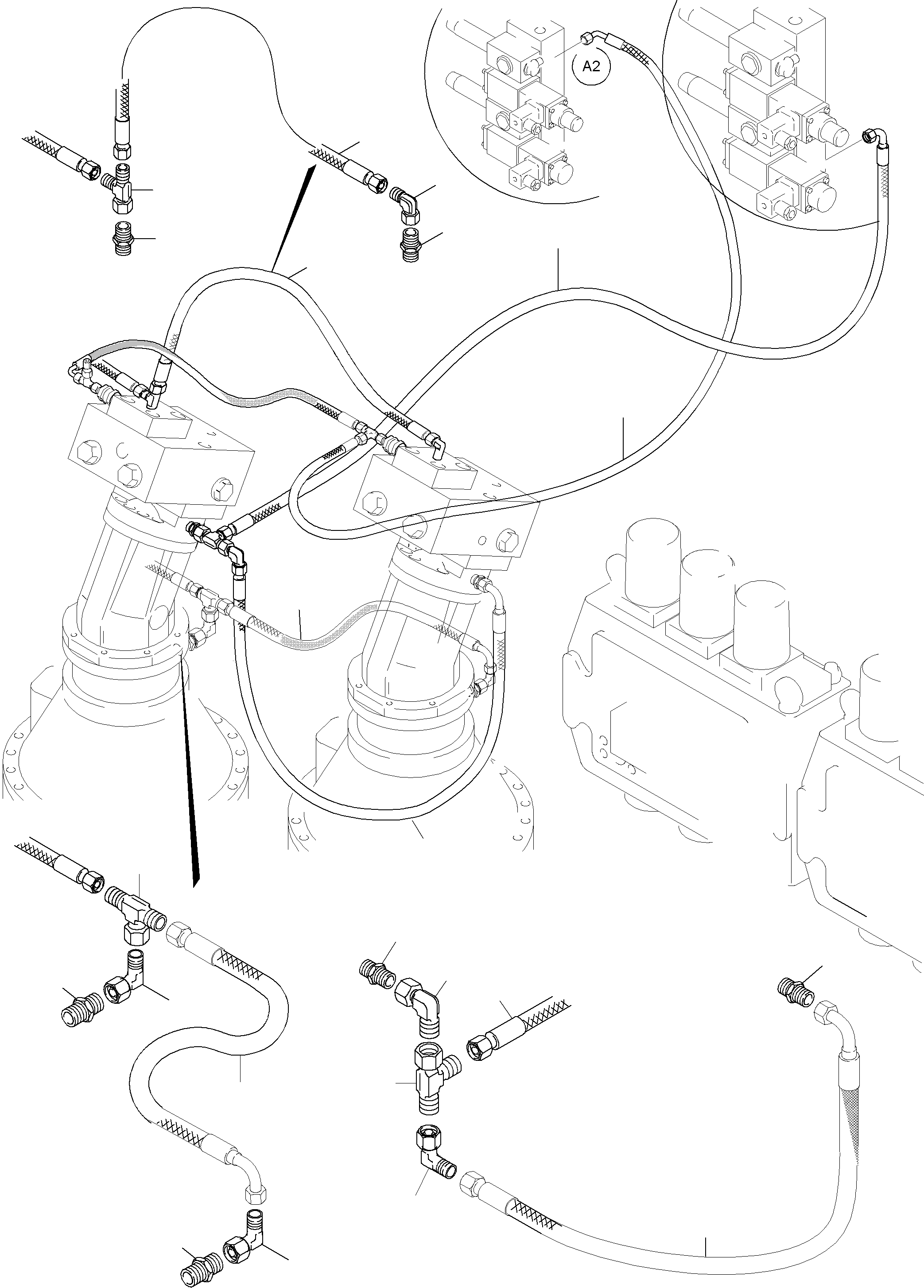 Komatsu parts book diagram for PC5500-6 S/N 15024: CONTROL - SLEW GEAR