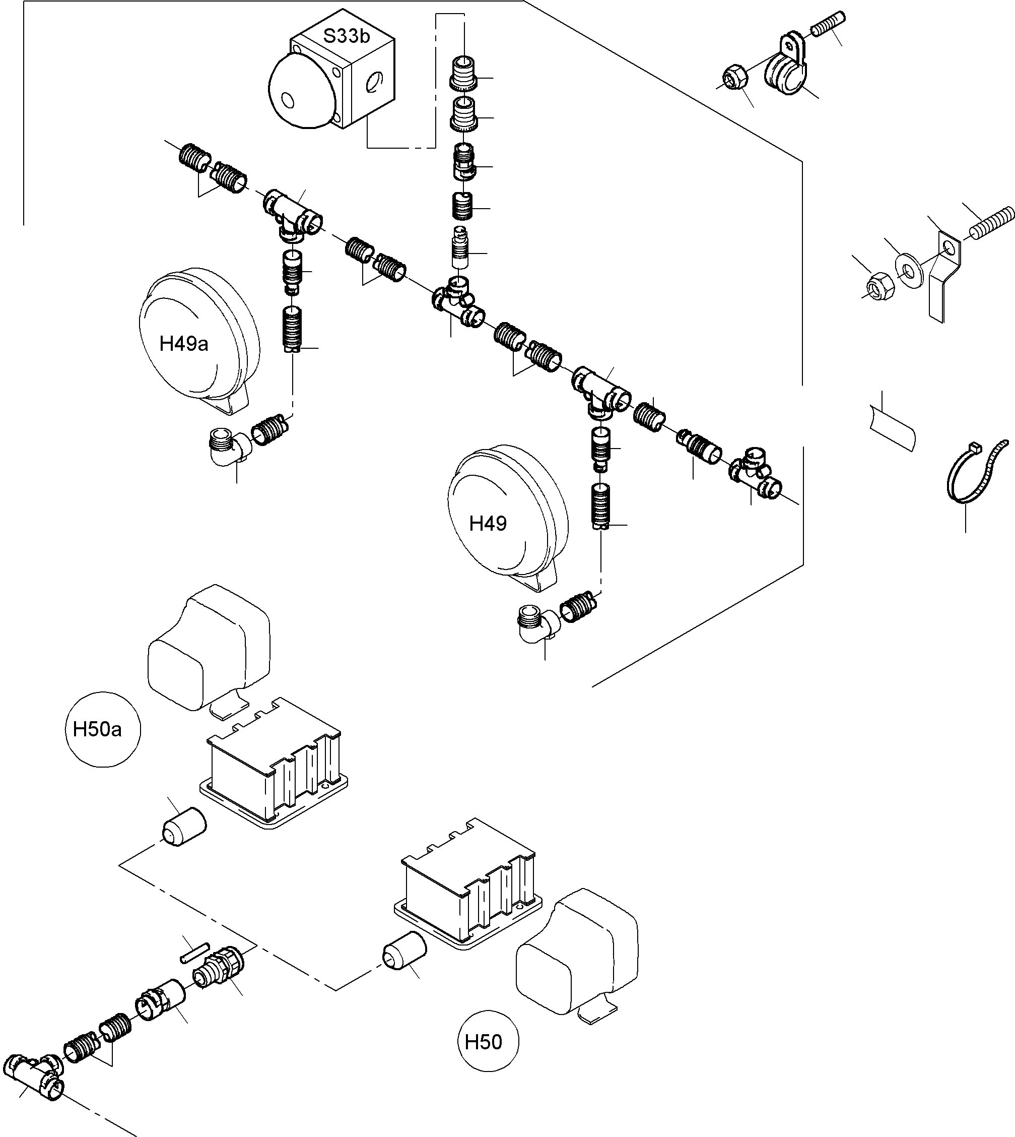 Komatsu parts book diagram for PC5500-6 S/N 15024: LIGHTING EQUIPMENT