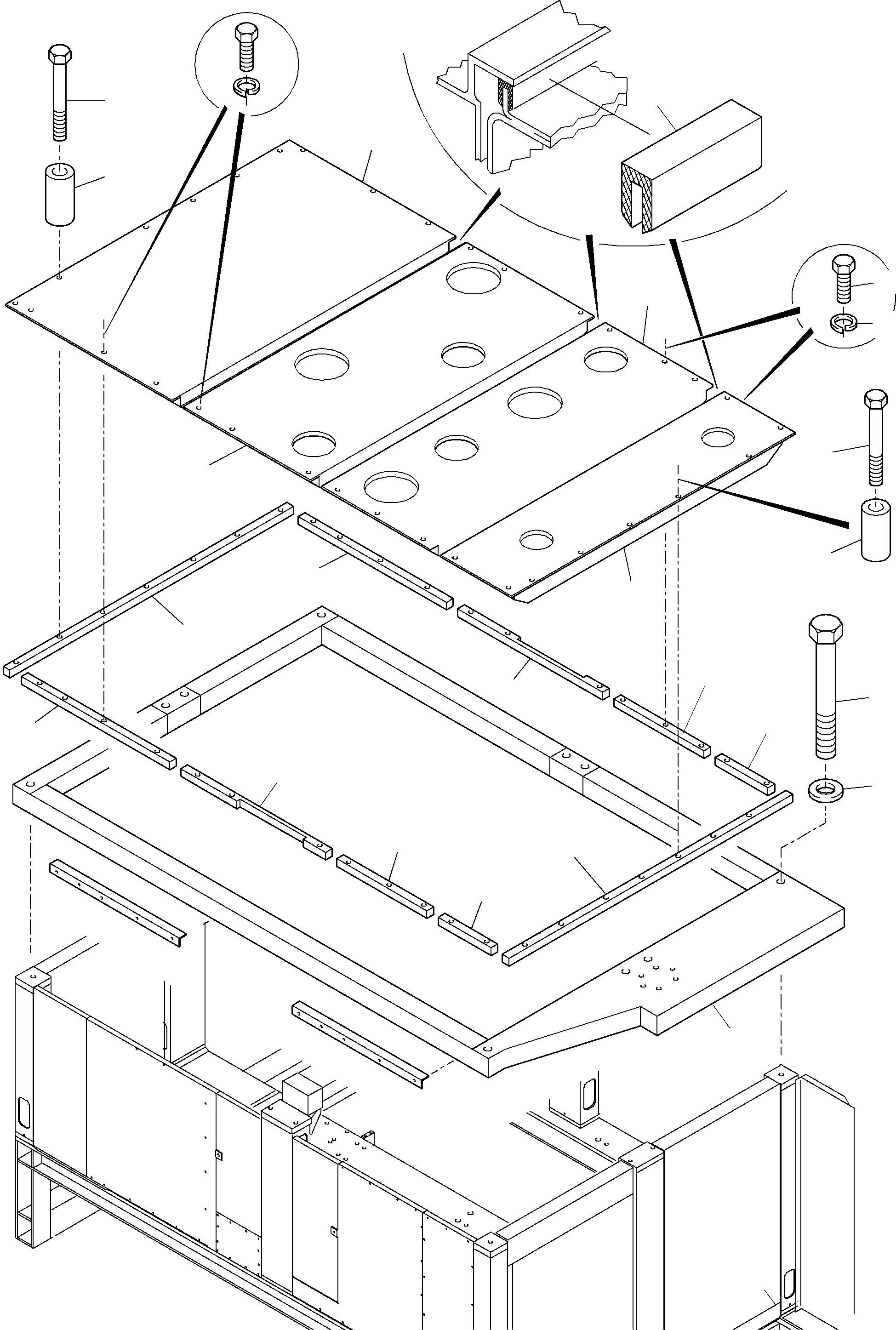 Komatsu parts book diagram for PC5500-6 S/N 15024: MACHINERY HOUSE
