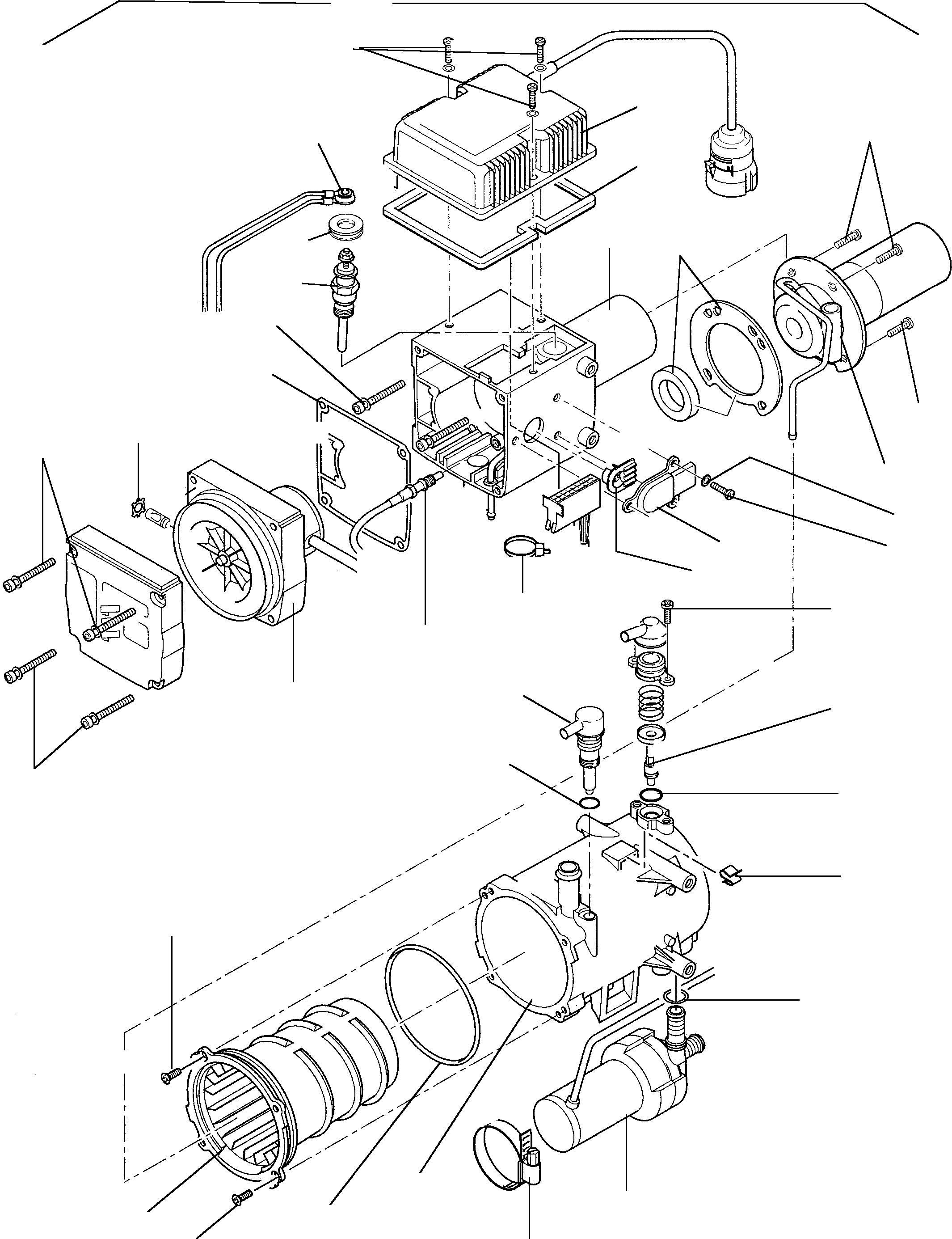 Excavators Mining Komatsu / PC5500-6 S/N 15038(g15038) / Coolant Heater(991-0372 : 991-0372)