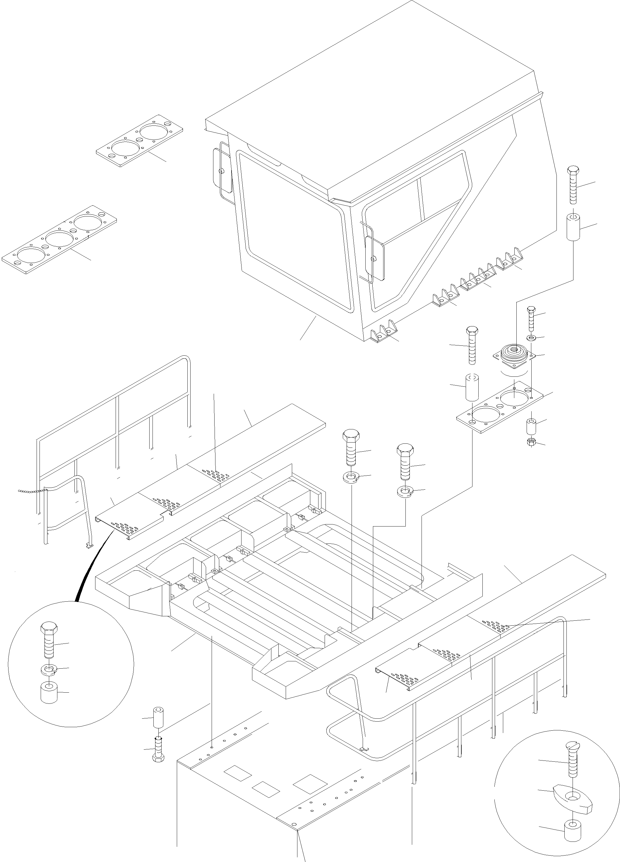 Excavators Mining Komatsu / PC5500-6 S/N 15038(g15038) / Operatorґs cab arr.(515-1905b : 515-1905b)