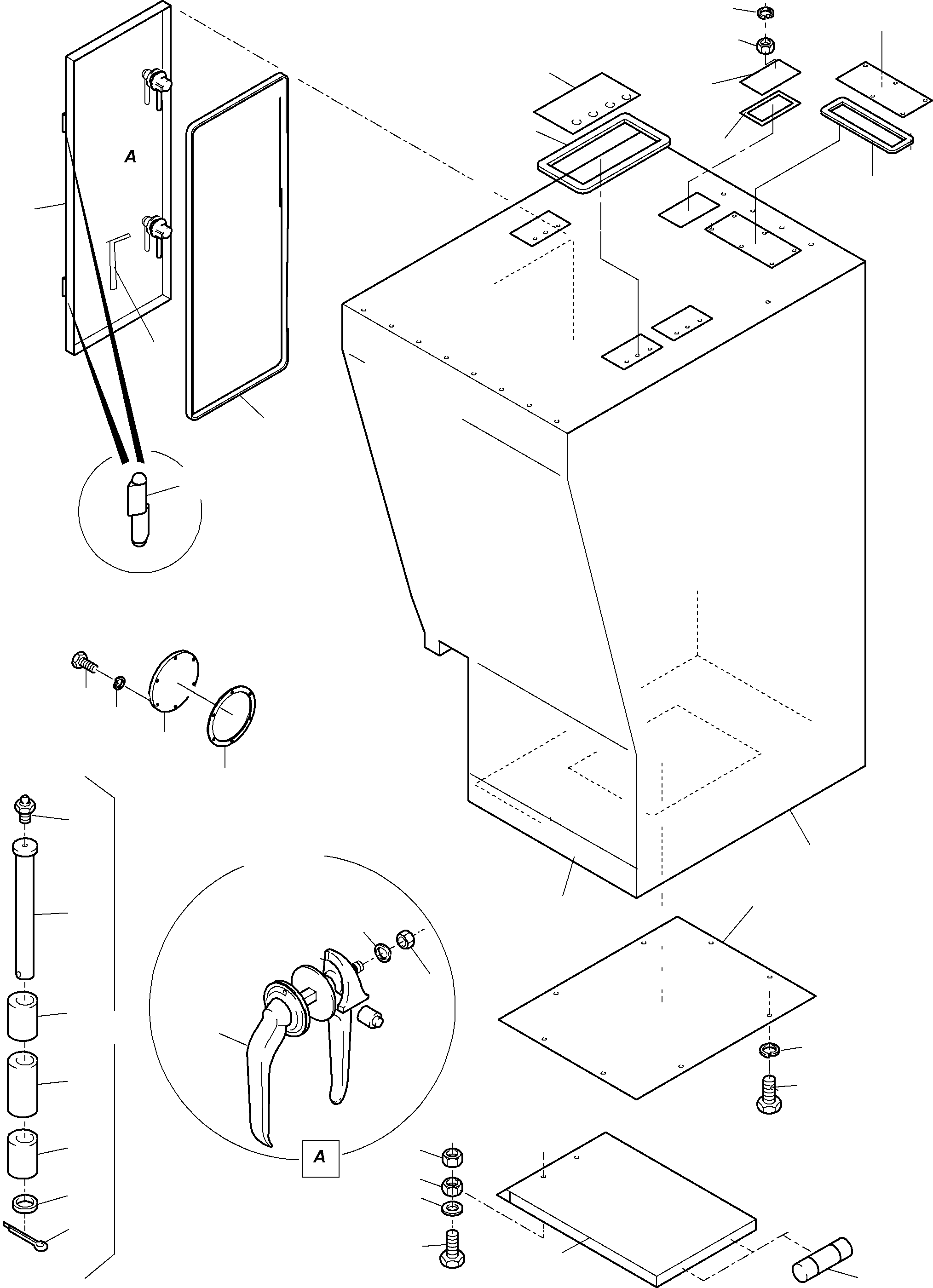 Excavators Mining Komatsu / PC5500-6 S/N 15038(g15038) / Cab Support Arr.(515-1901c : 515-1901c)