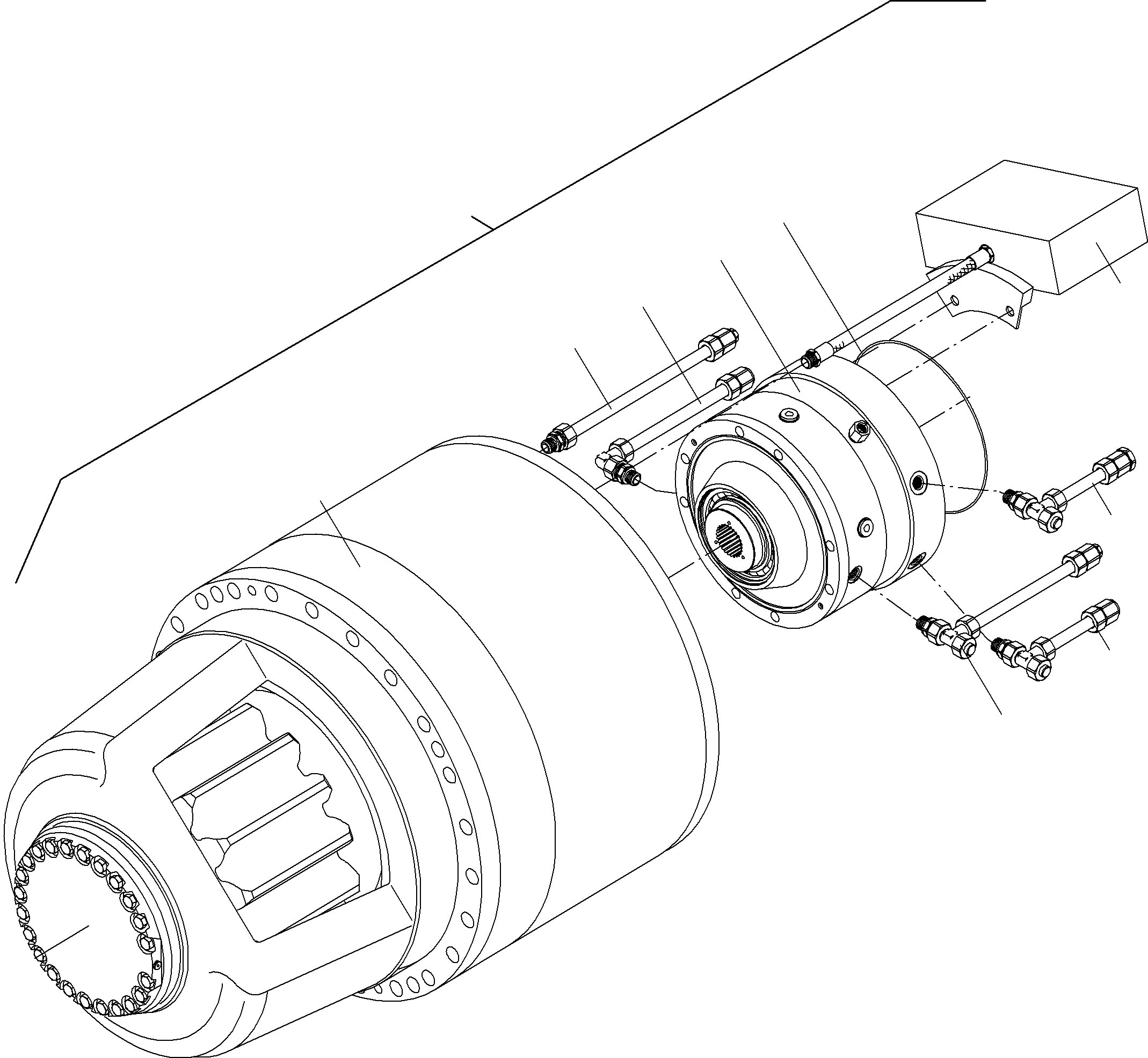 Komatsu parts book diagram for PC5500-6E S/N 15048: SLEW GEAR