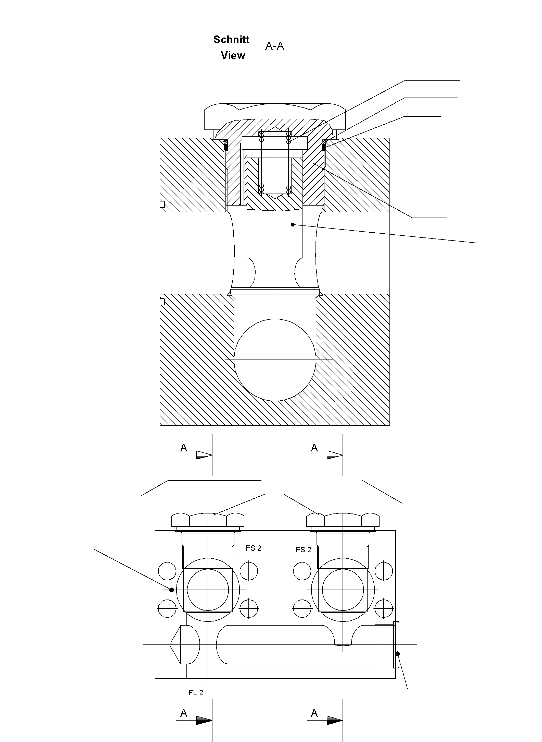 Komatsu parts book diagram for PC5500-6 S/N 15049: NON-RETURN VALVE