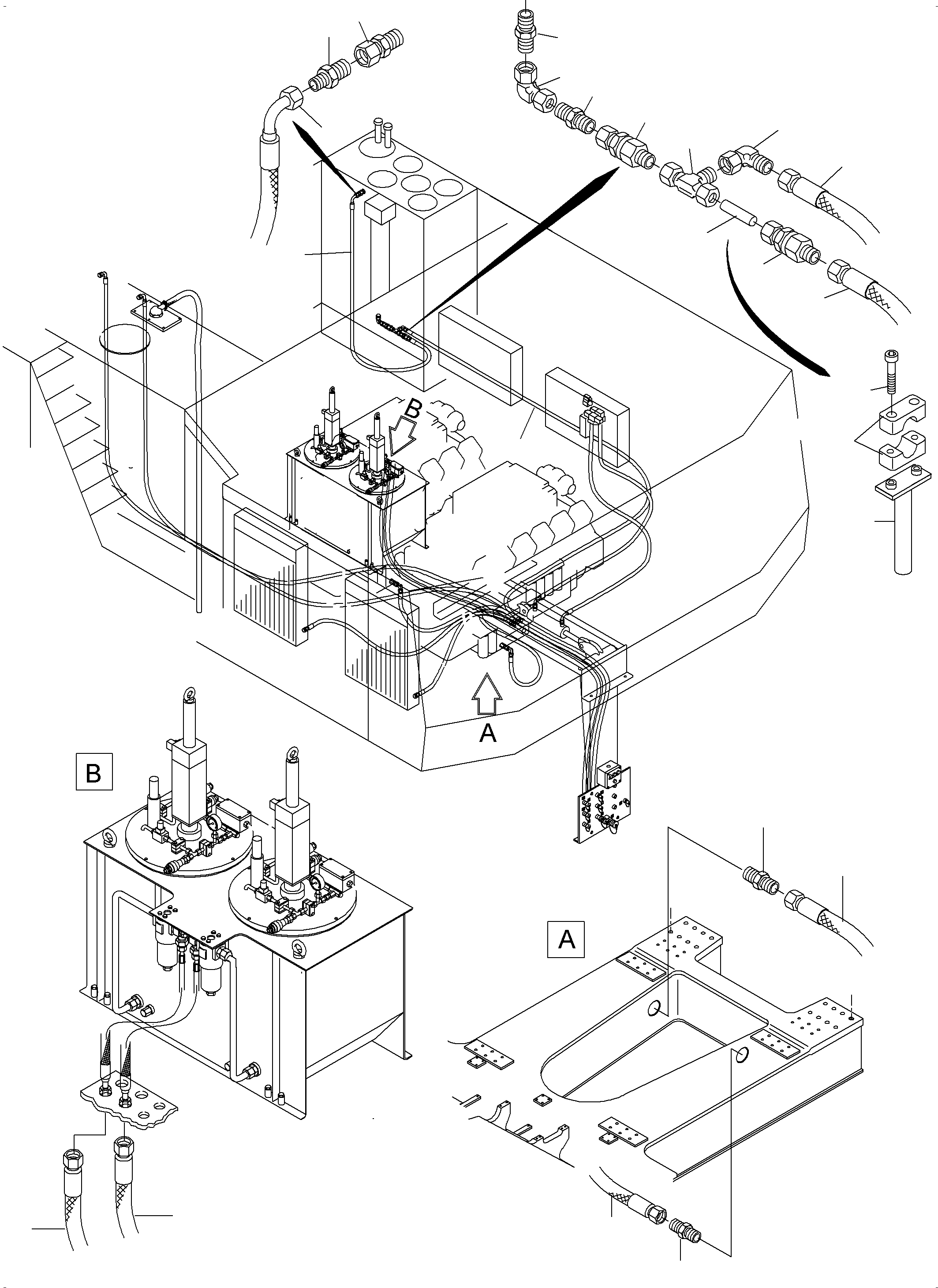 Komatsu parts book diagram for PC5500-6 S/N 15049: REFUELING EQUIPMENT