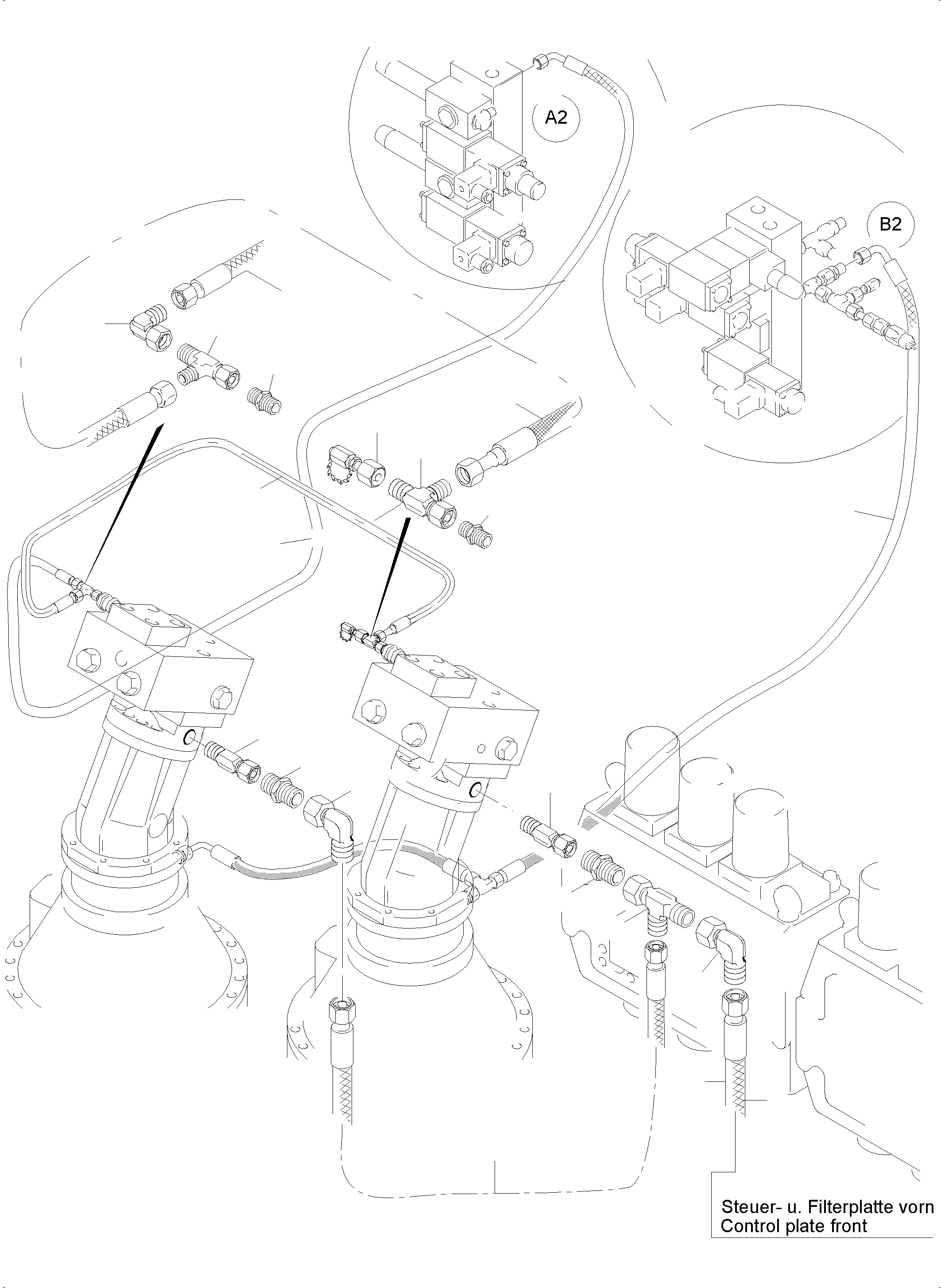 Komatsu parts book diagram for PC5500-6 S/N 15056: CONTROL - SLEW GEAR