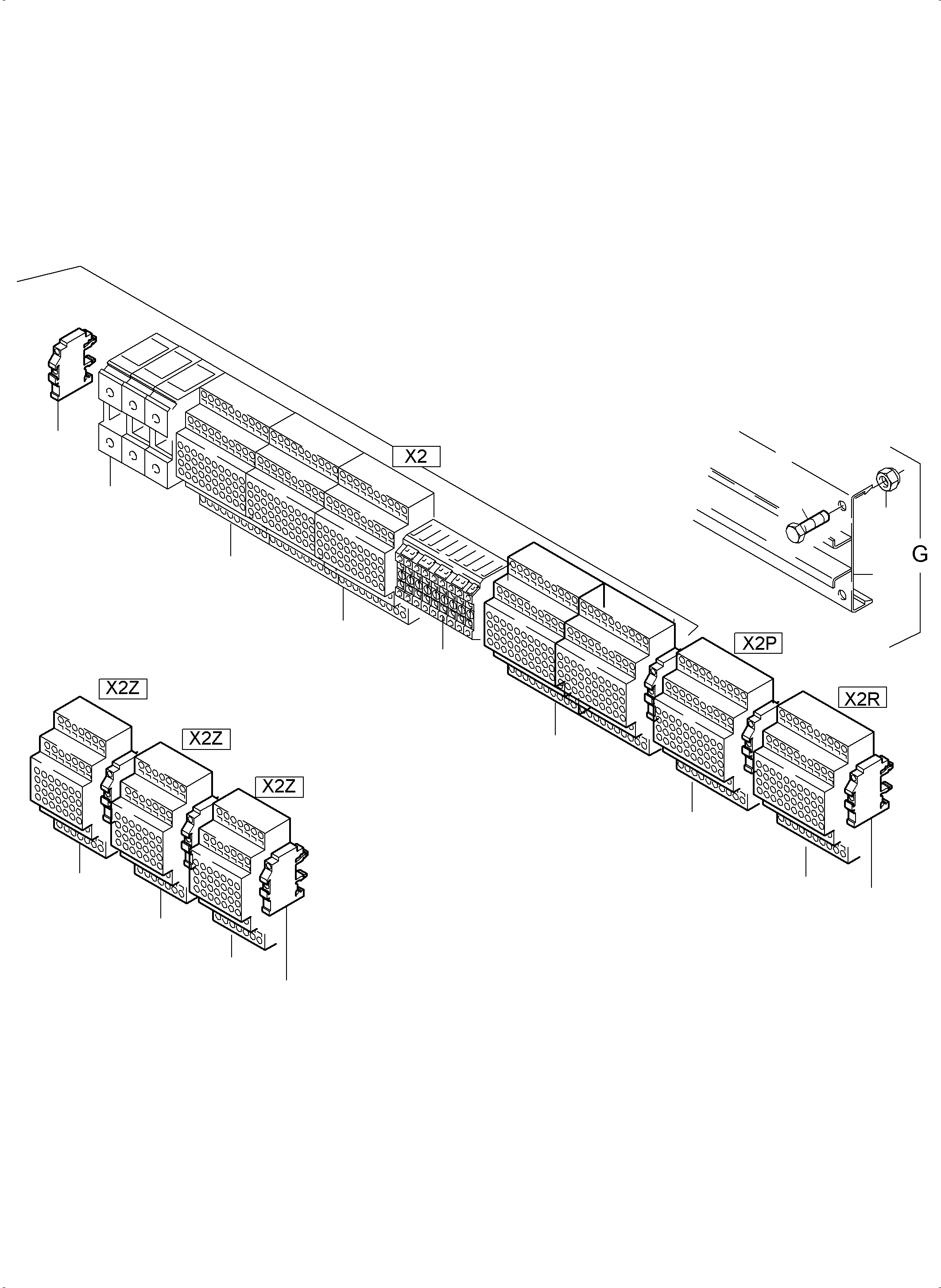 Komatsu parts book diagram for PC5500-6 S/N 15056: SWITCH FRAMING X2 (TEMPERATURE CONDITIONING)
