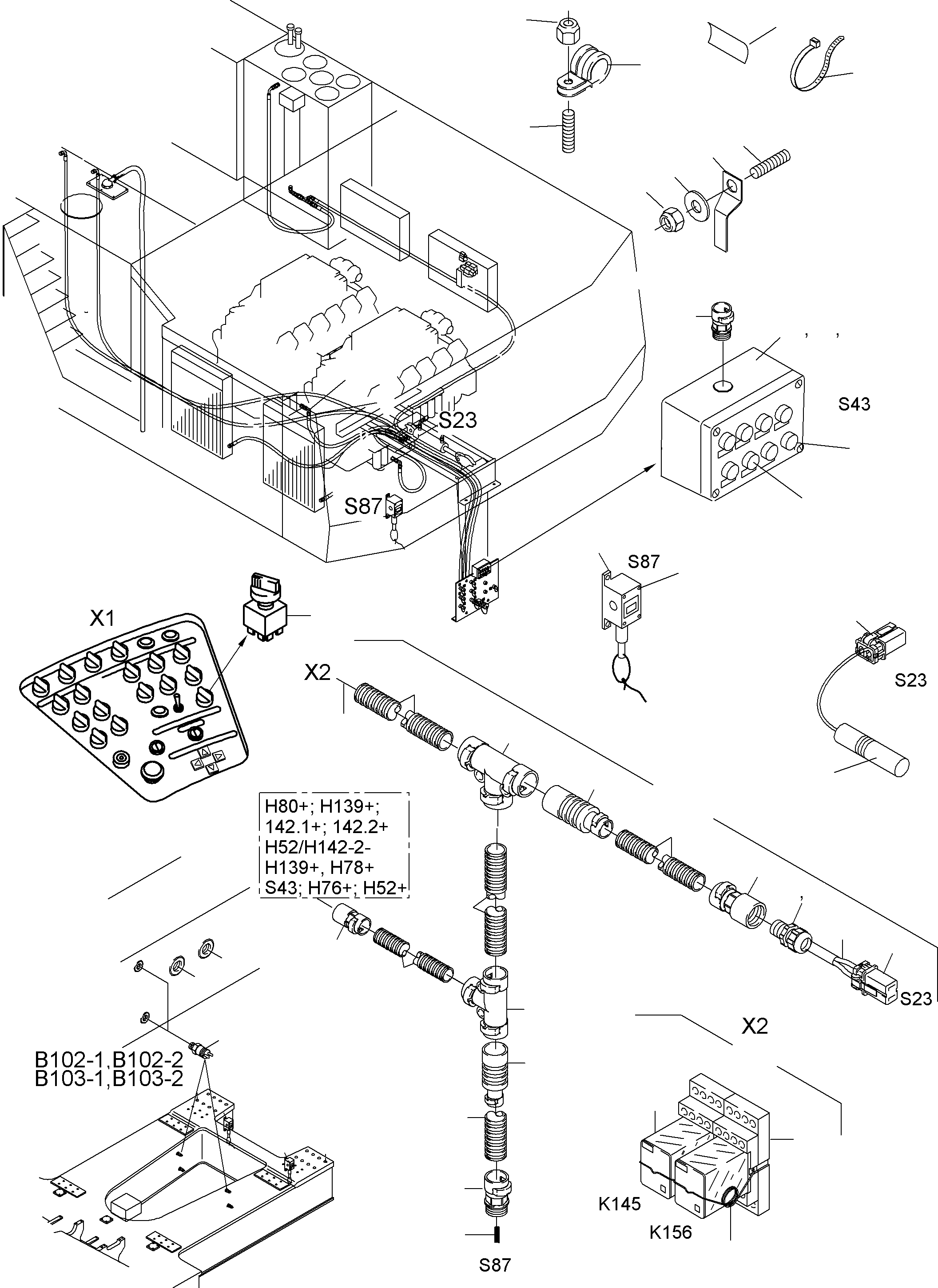 Excavators Mining Komatsu / PC5500-6 S/N 15057(g15057) / Electric Parts - Refueling(515-2307e : 515-2307e)