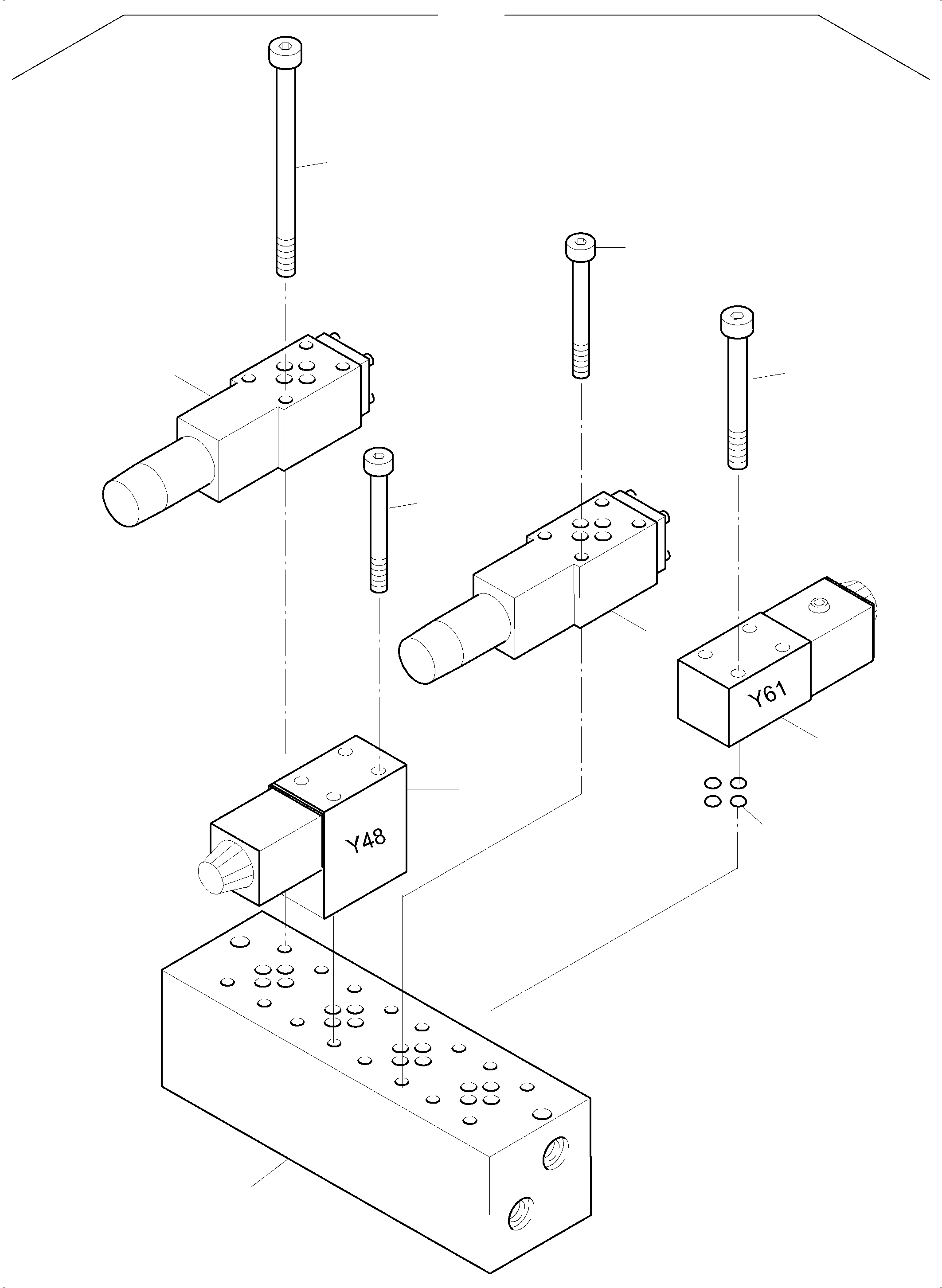 Excavators Mining Komatsu / PC5500-6 S/N 15058(g15058) / Multi-Station Manifold Block, rear(515-1893c : 515-1893c)