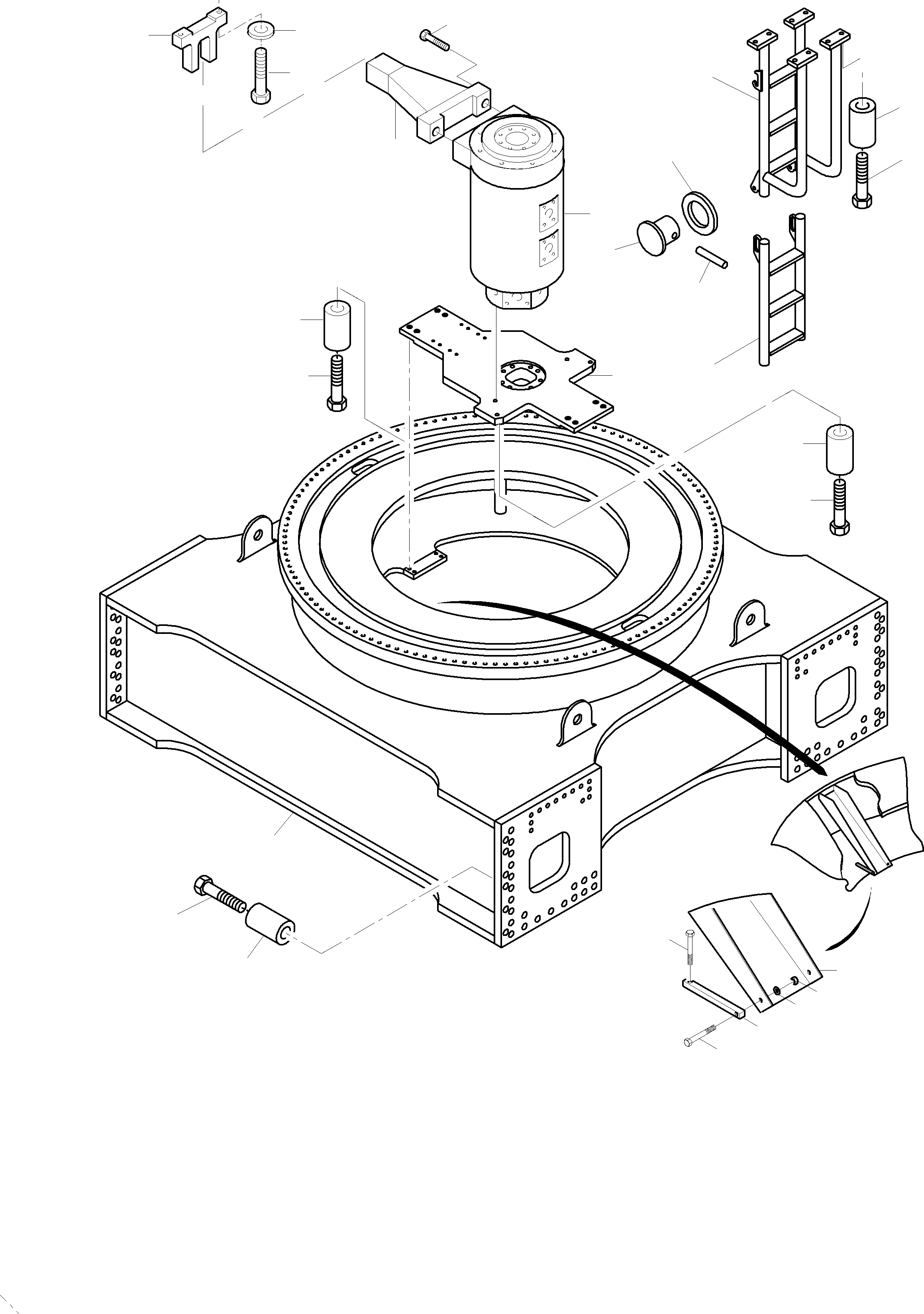 Komatsu parts book diagram for PC5500-6E S/N 15060: CARBODY NT AND TT