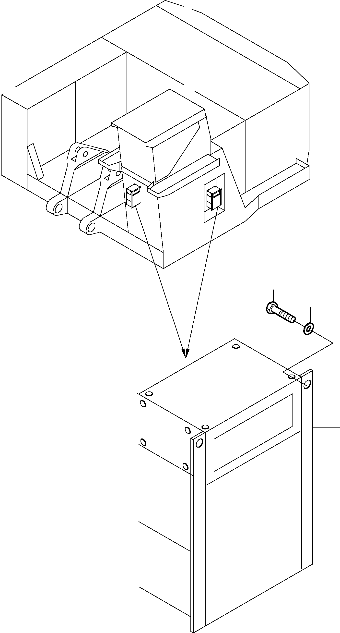 Komatsu parts book diagram for PC5500-6E S/N 15060: AIR CONDITION ARR. - CAB SUPPORT AND MS-SWITCH CABINET