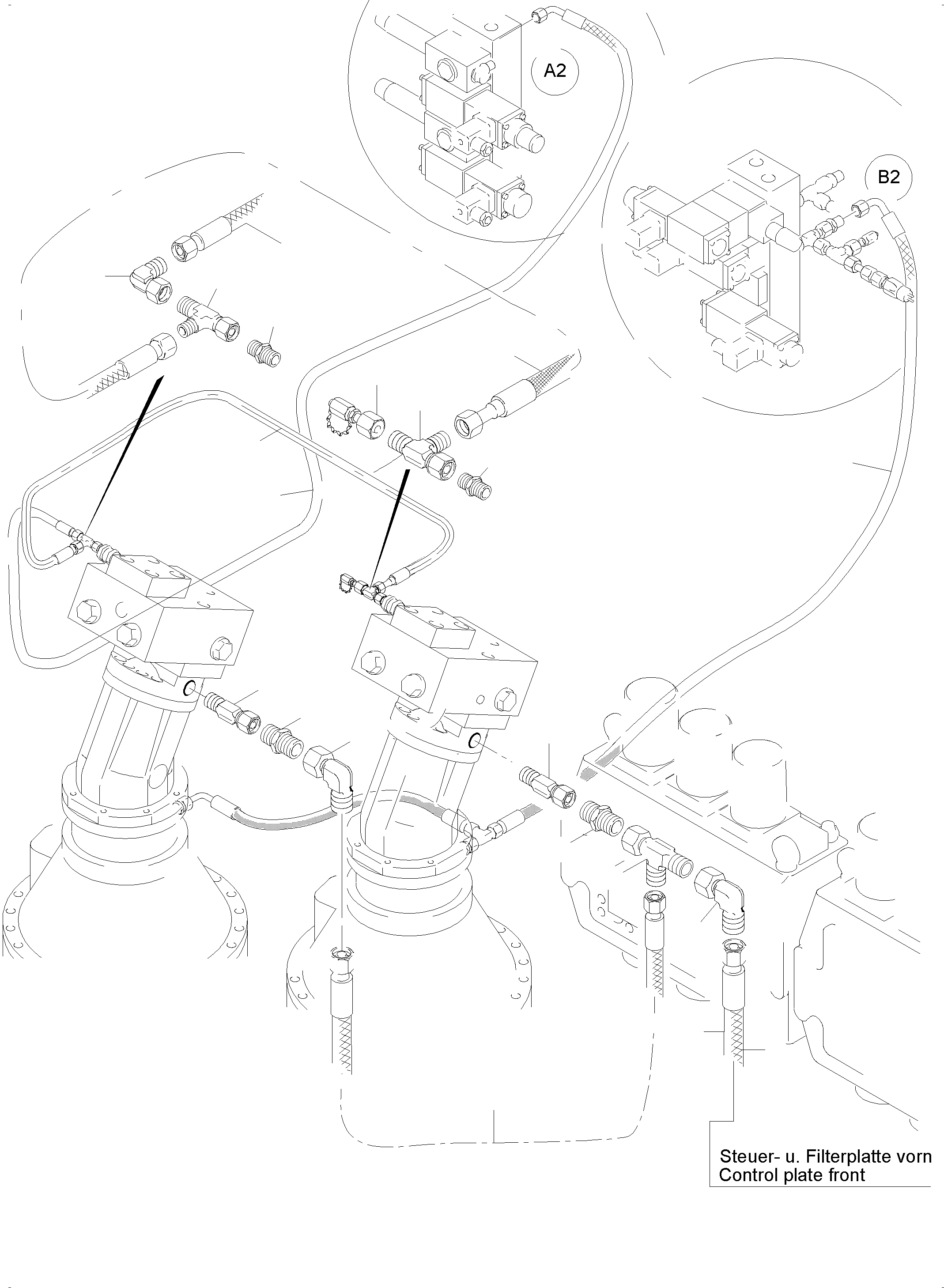 Komatsu parts book diagram for PC5500-6E S/N 15060: CONTROL - SLEW GEAR