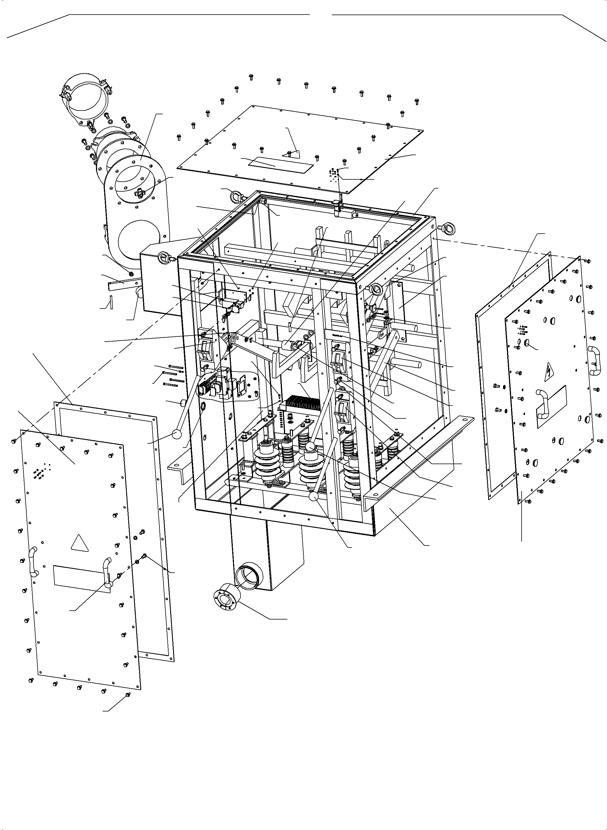 Komatsu parts book diagram for PC5500-6E S/N 15060: JUNCTION BOX