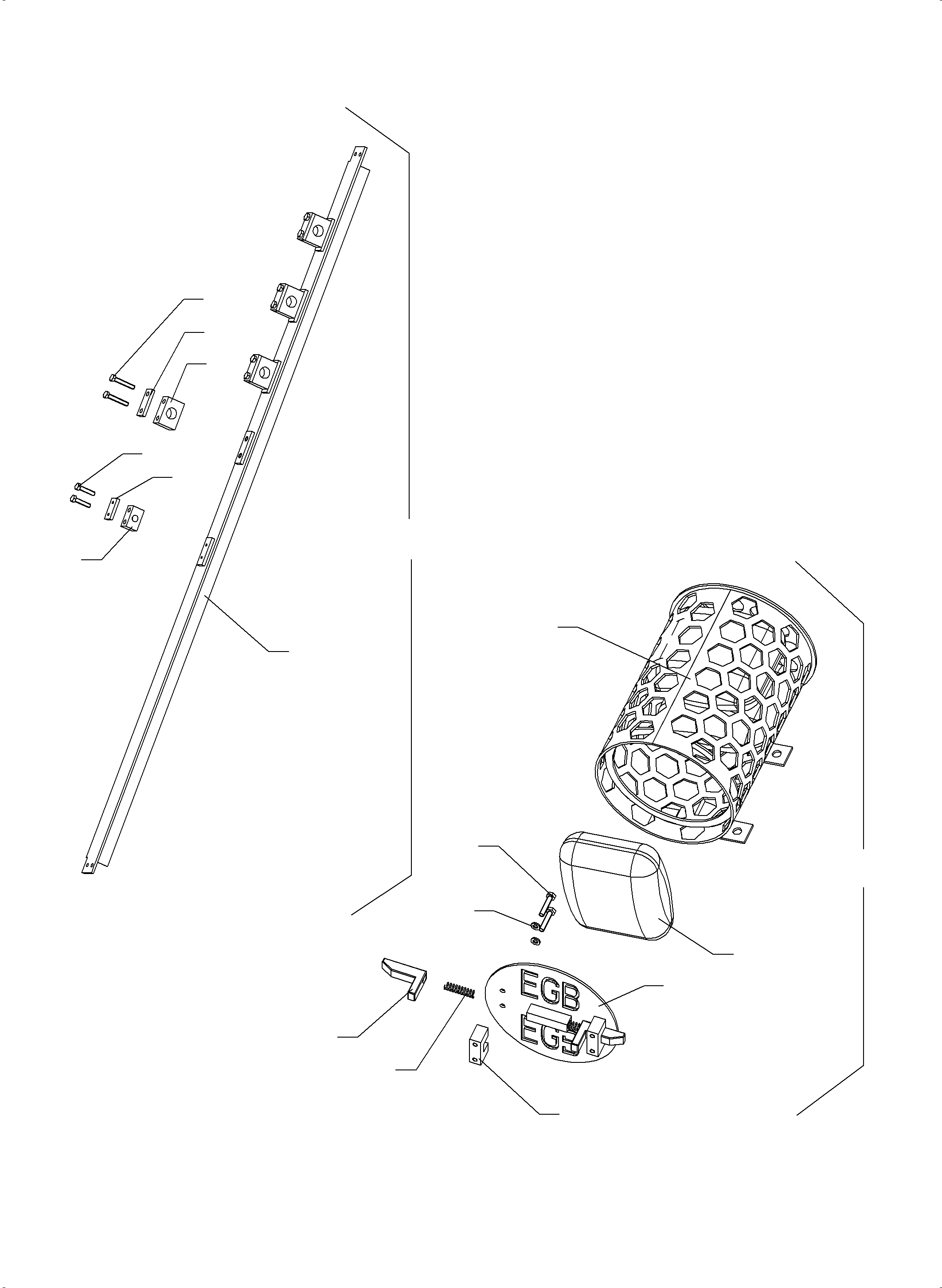 Komatsu parts book diagram for PC5500-6E S/N 15060: CABLE DRUM