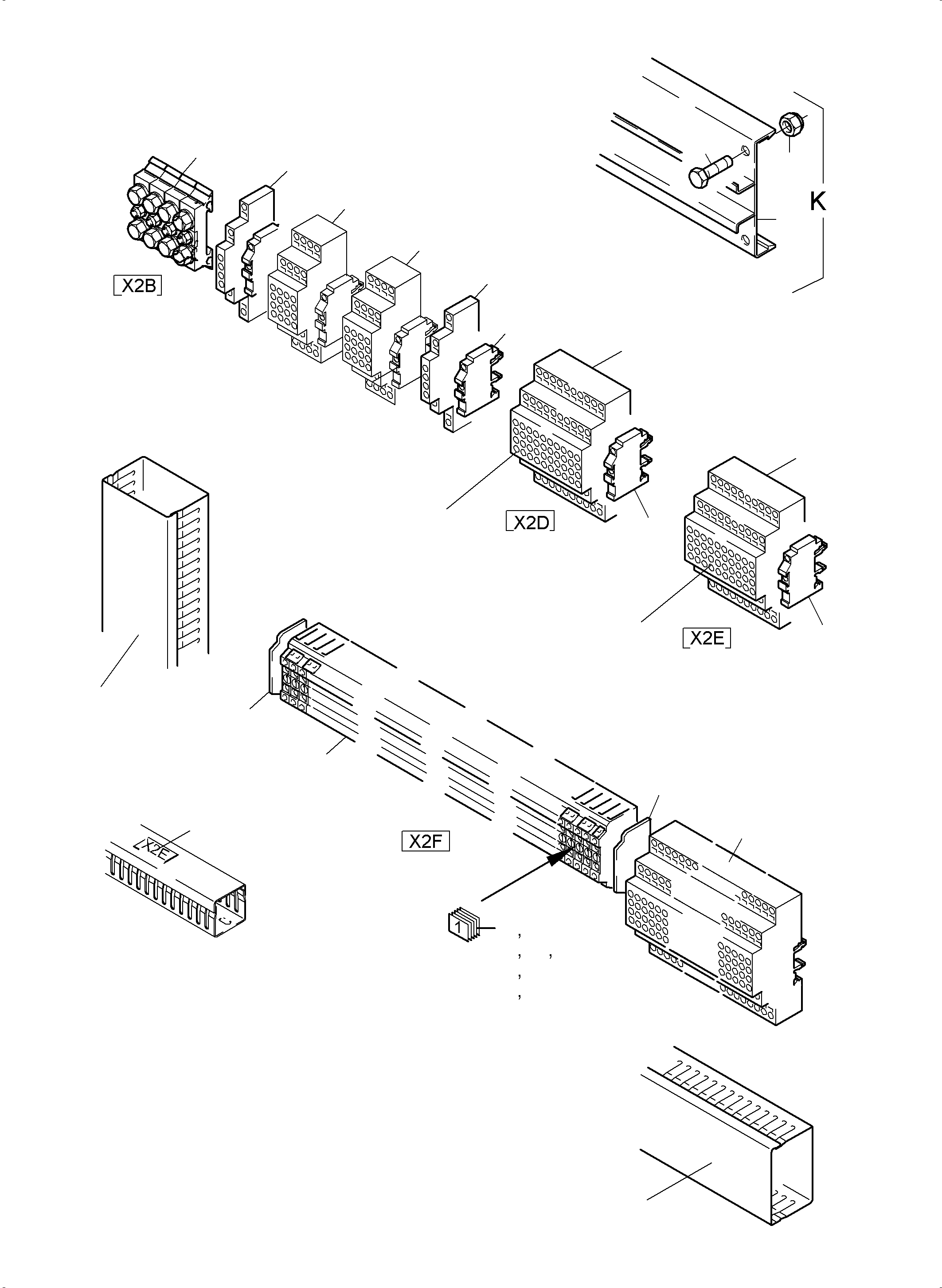 Excavators Mining Komatsu / PC5500-6 S/N 15123(g15123) / Switch Framing X2(515-2165x1 : 515-2165x1)