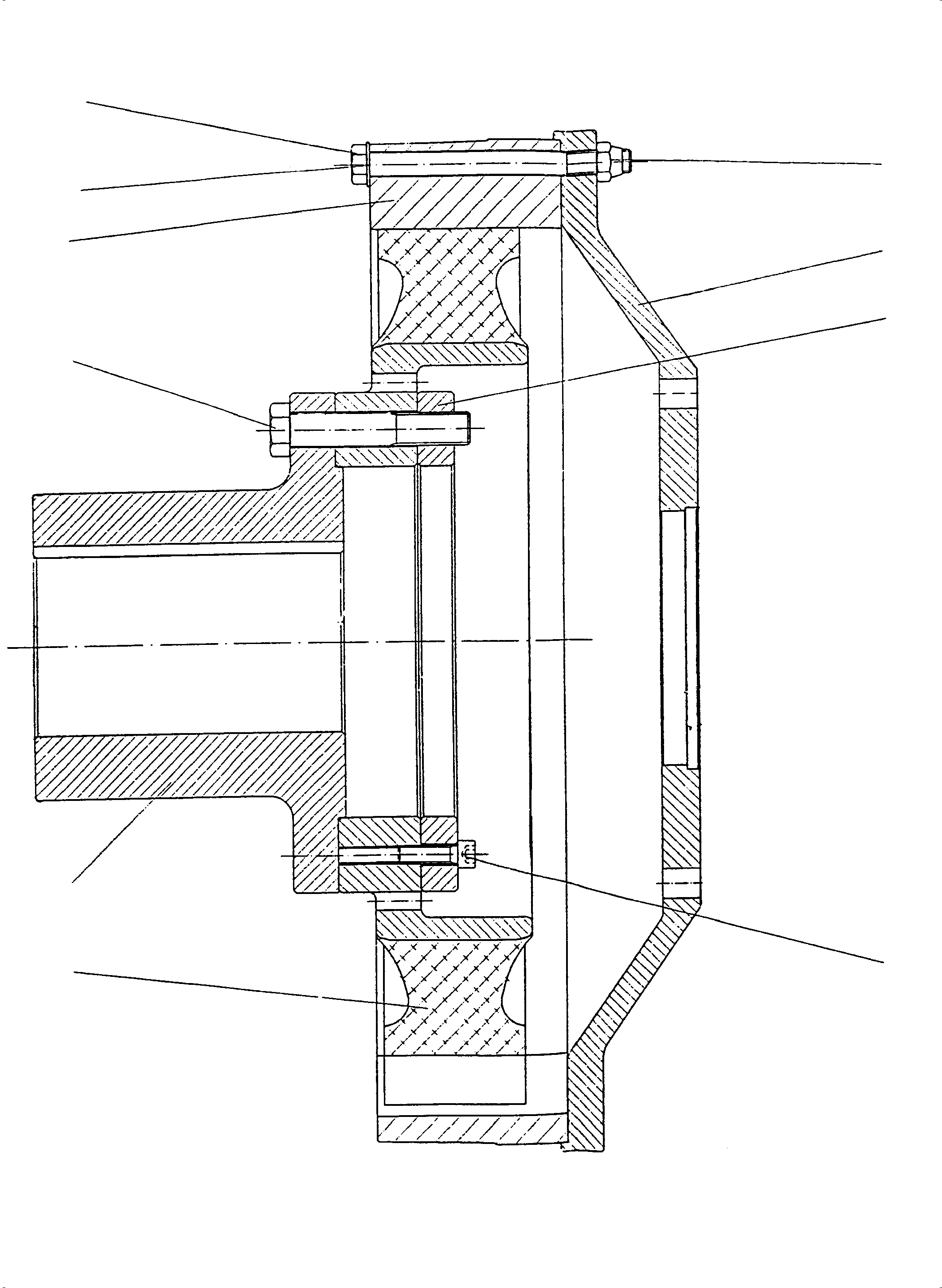 Komatsu parts book diagram for PC5500-6E S/N 15124: COUPLING
