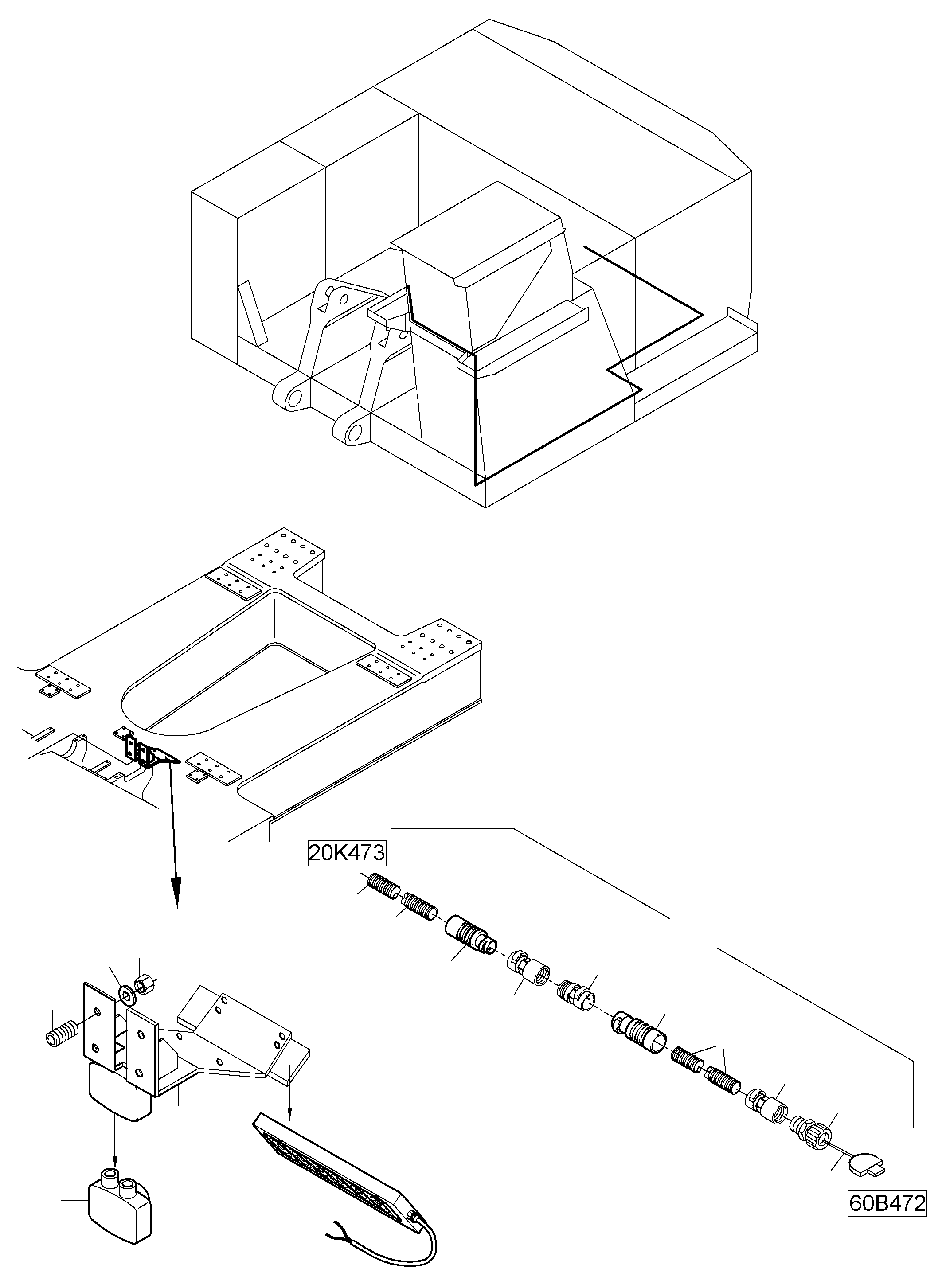 Komatsu parts book diagram for PC5500-6E S/N 15124: CAMERASYSTEM
