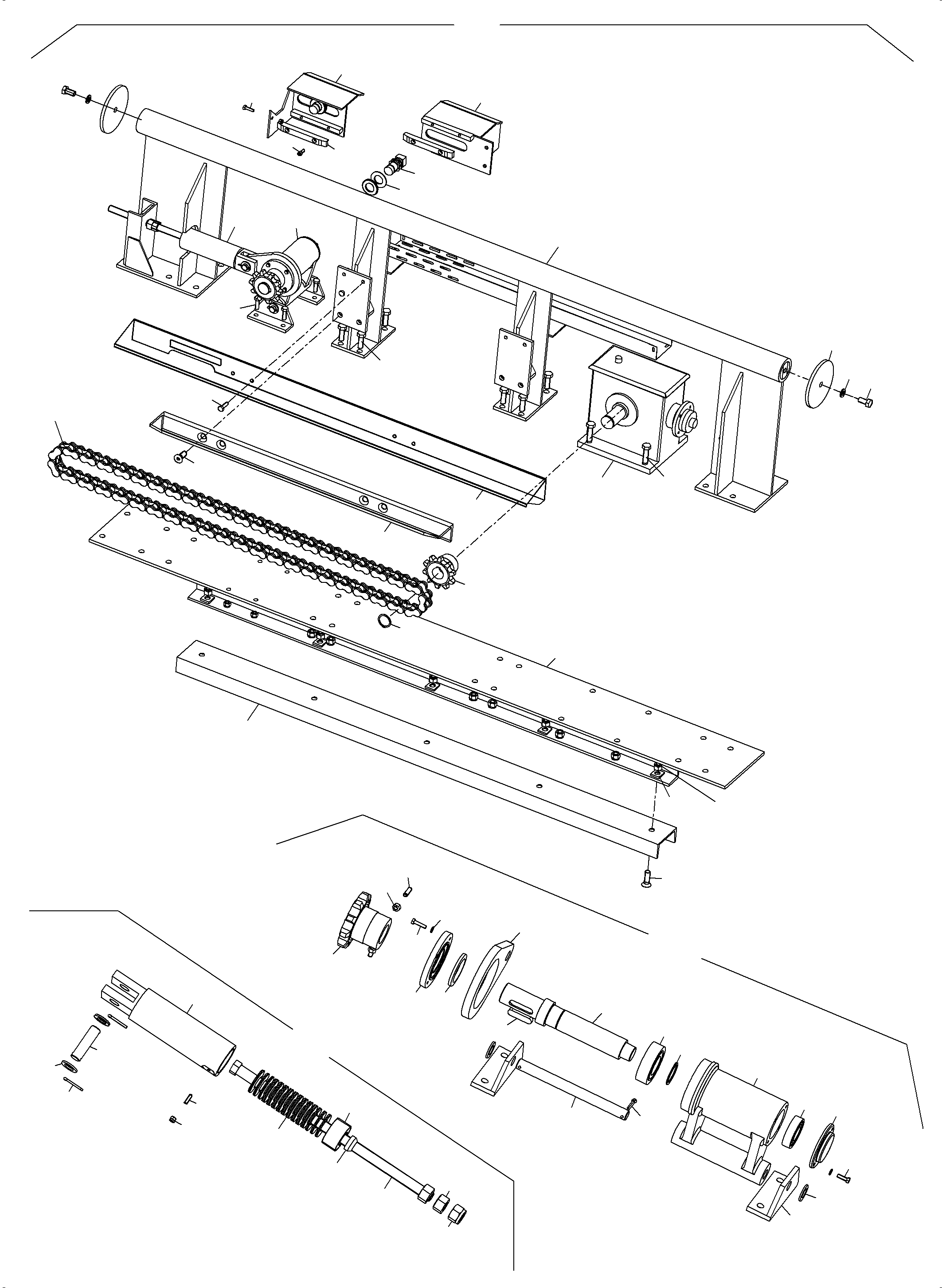 Komatsu parts book diagram for PC5500-6E S/N 15124: GUIDE TUBE