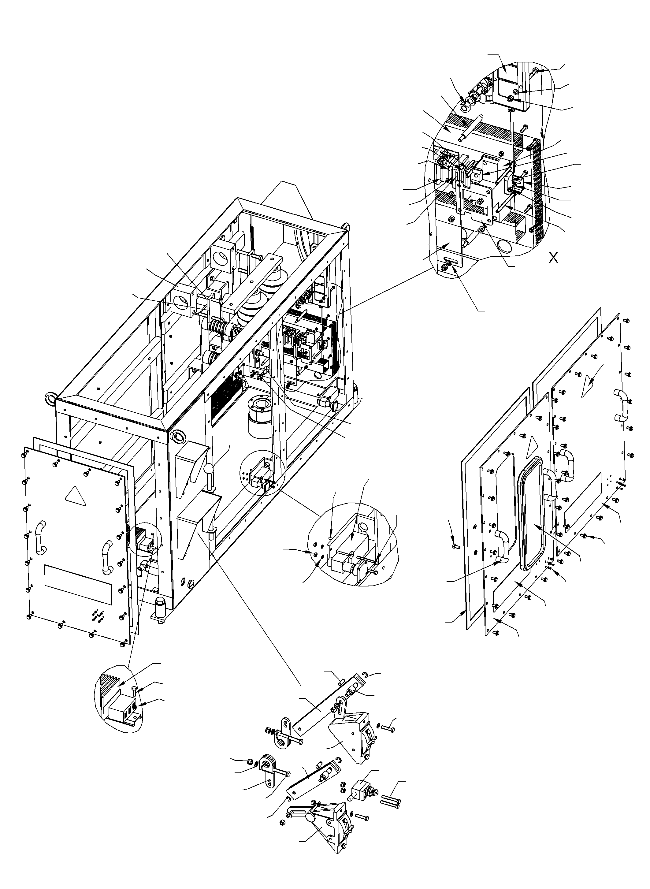Komatsu parts book diagram for PC5500-6E S/N 15124: JUNCTION BOX