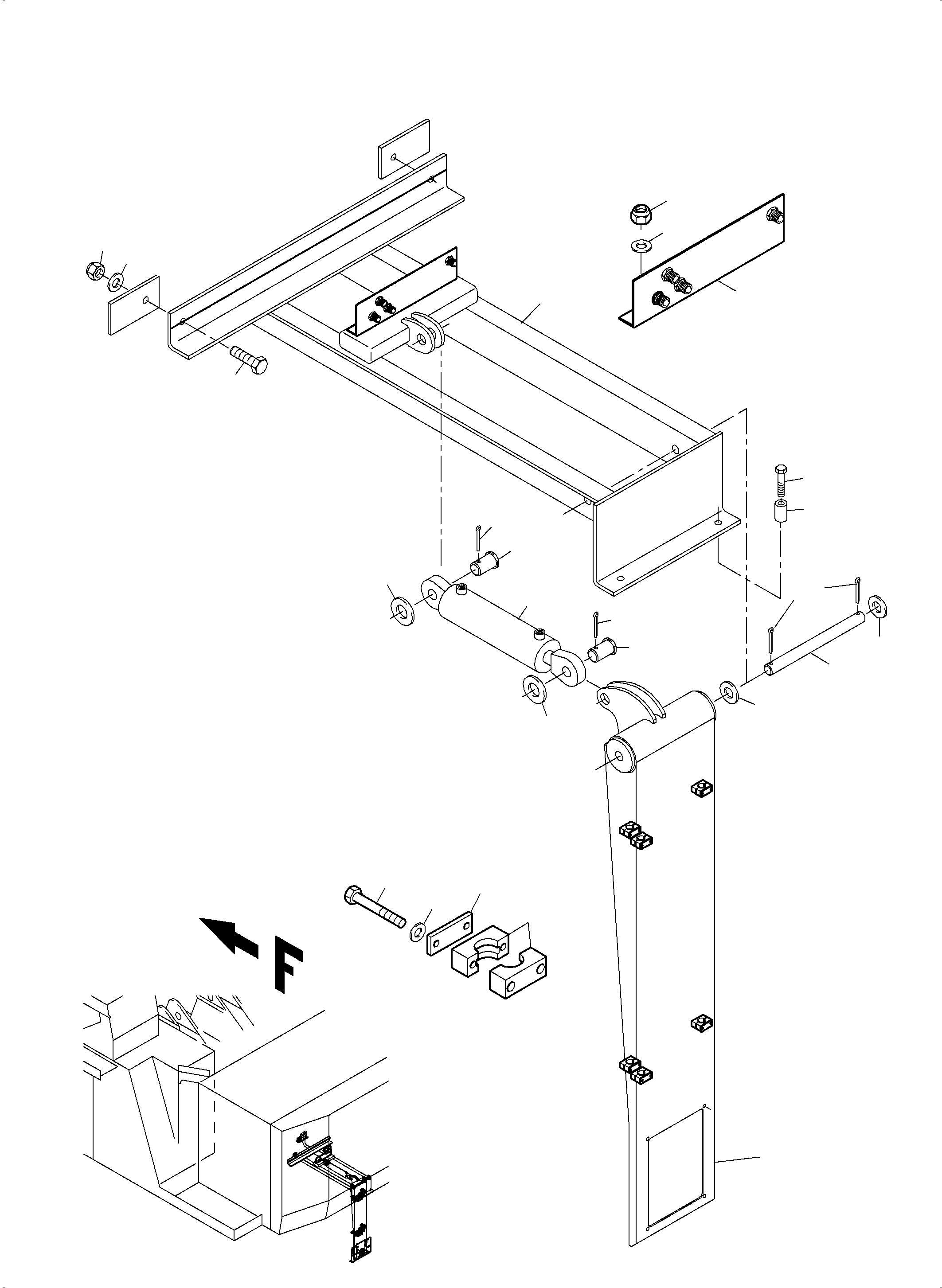 Komatsu parts book diagram for PC5500-6E S/N 15124: REFUELING EQUIPMENT ELECTRIC SHOVEL
