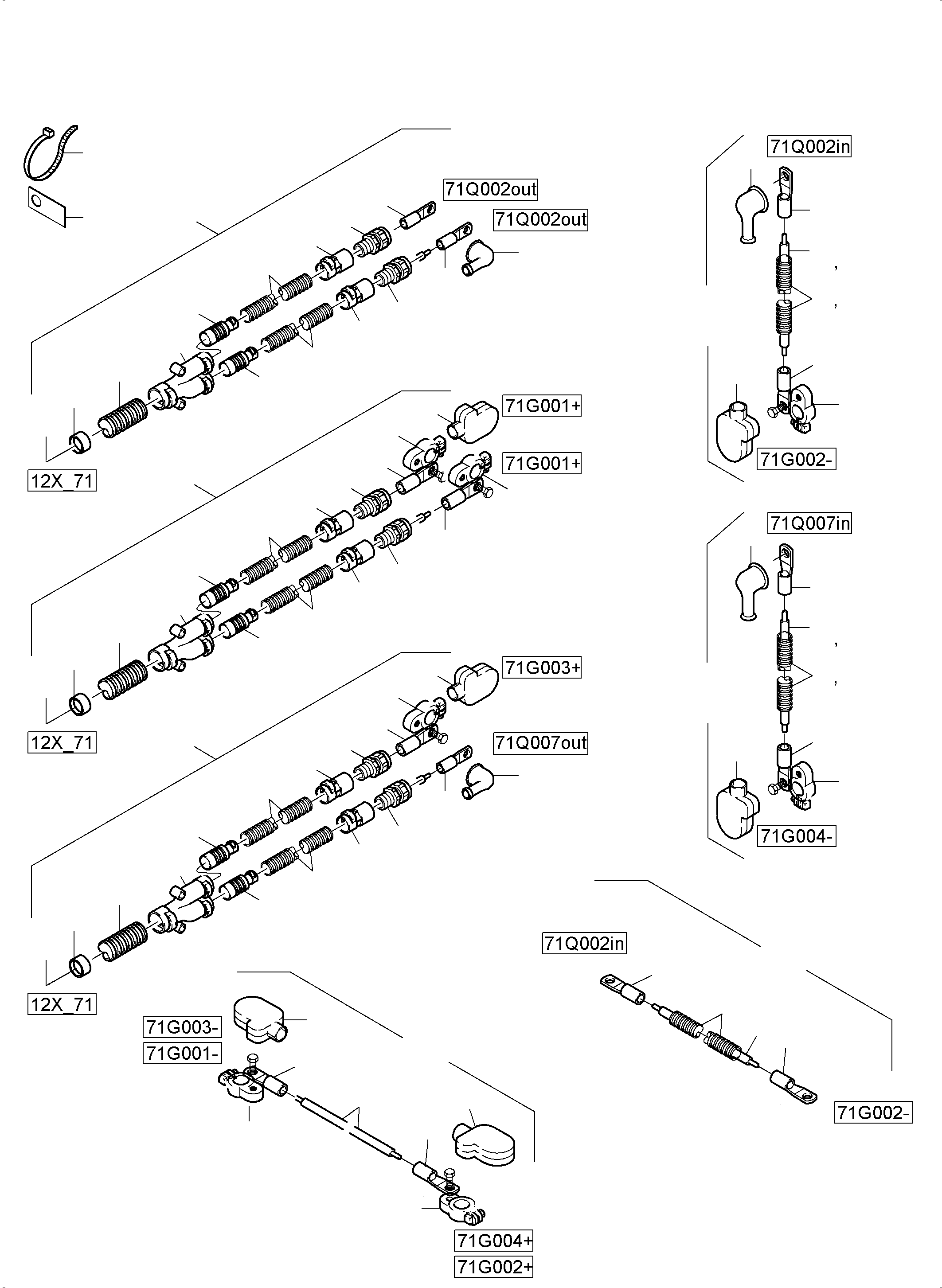 Komatsu parts book diagram for PC5500-6E S/N 15124: BATTERIES ELECTRICS