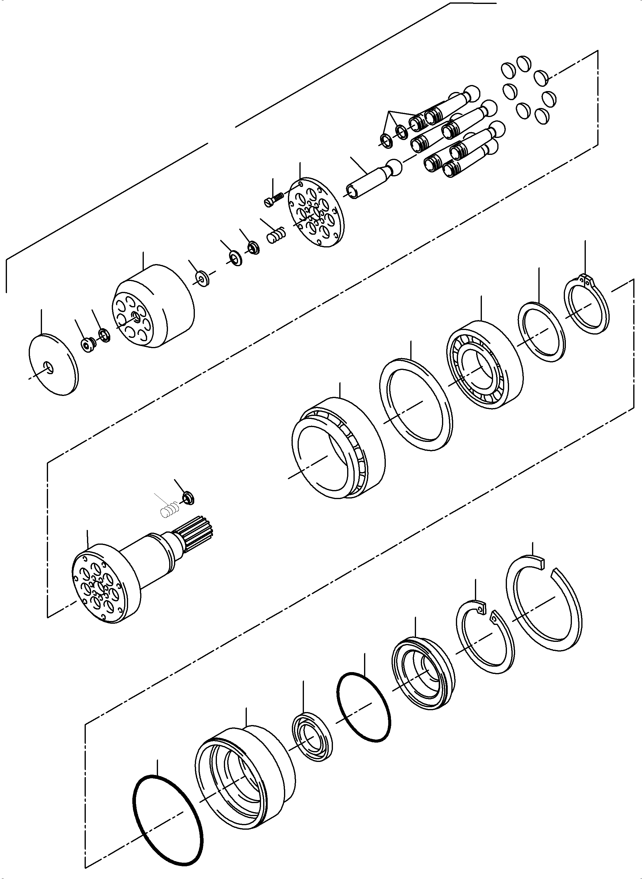 Excavators Mining Komatsu / PC5500-6 S/N 15129(g15129) / Hydraulic Motor(991-1038 : 991-1038)