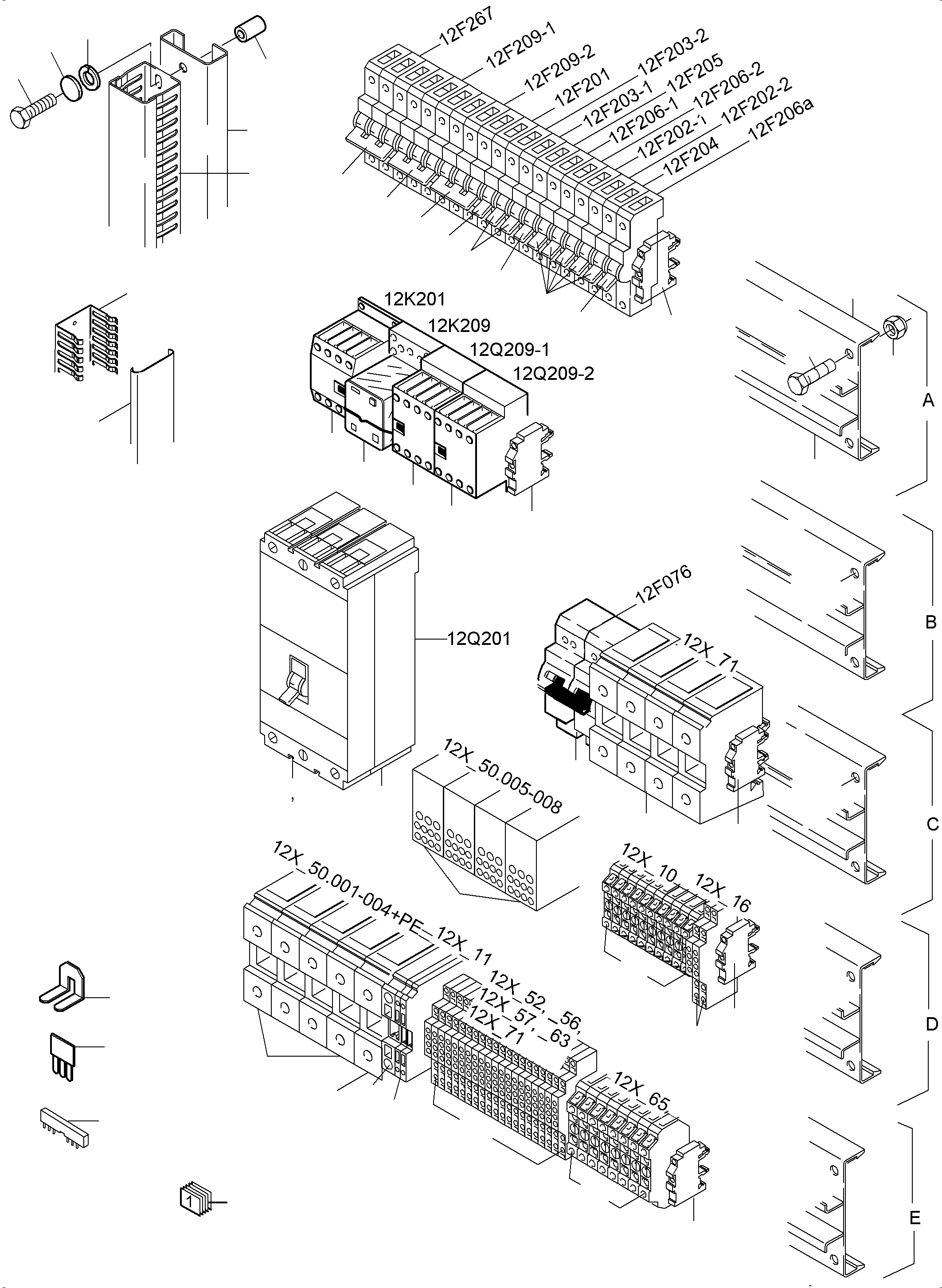 Excavators Mining Komatsu / PC5500-6 S/N 15136(g15136) / Switch Framing  1X1(515-2515s : 515-2515s)