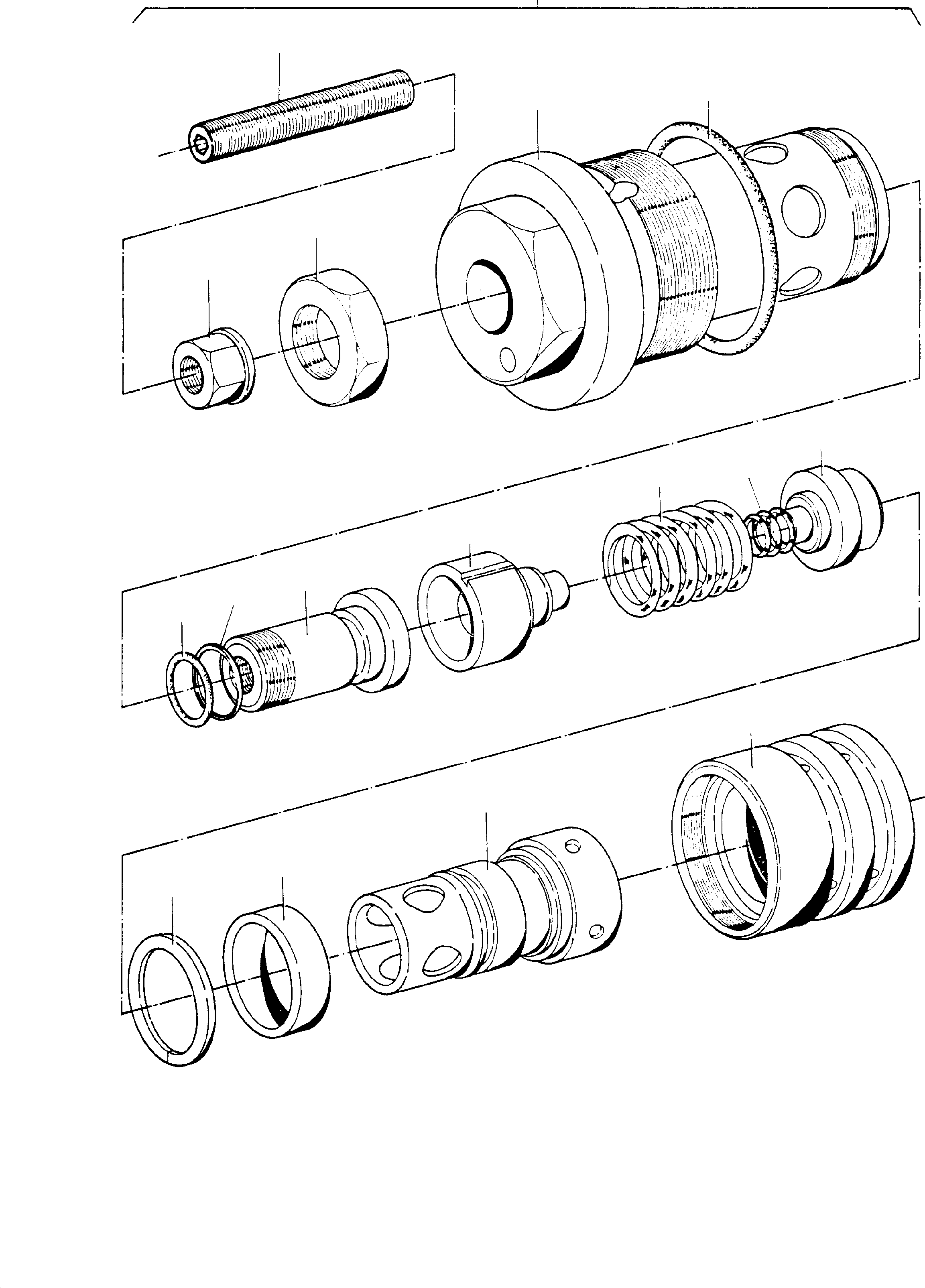 Komatsu parts book diagram for H65 26051: LOAD LIMITATION VALVE ARRANGEMENT
