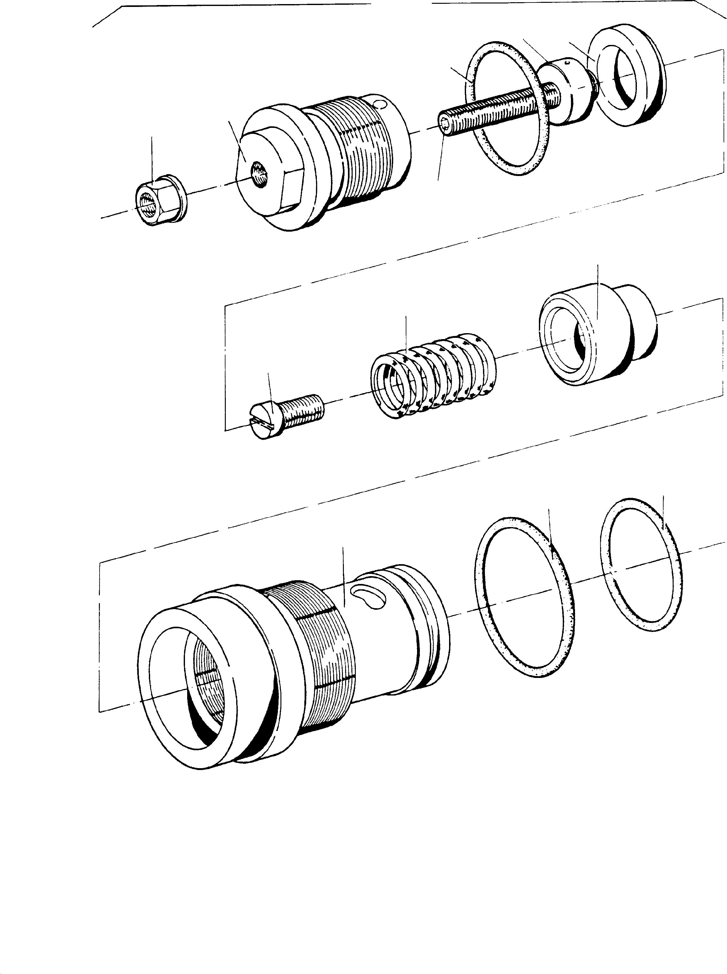 Komatsu parts book diagram for H65 26051: LOAD LIMITATION VALVE ARRANGEMENT