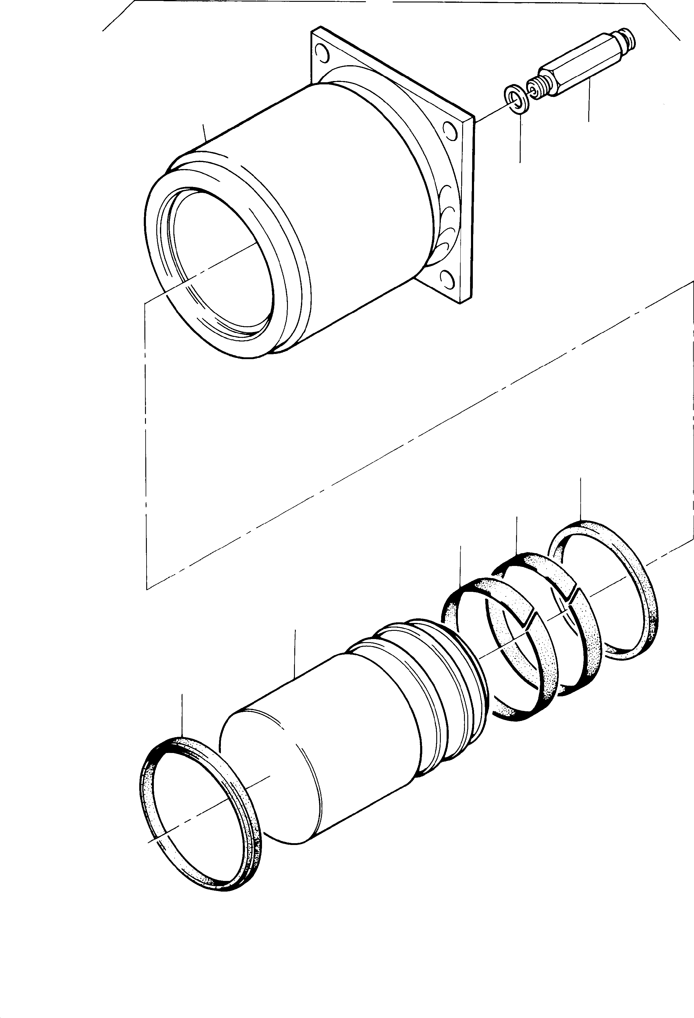 Komatsu parts book diagram for H65 26051: TRACK ADJUSTER (GREASE)