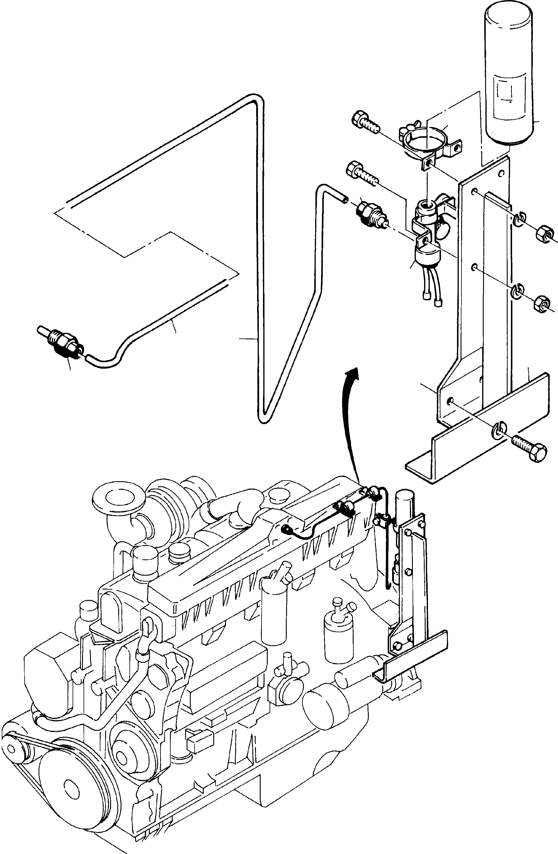 Komatsu parts book diagram for H65 26051: COLD-STARTING-SYSTEM, CAT