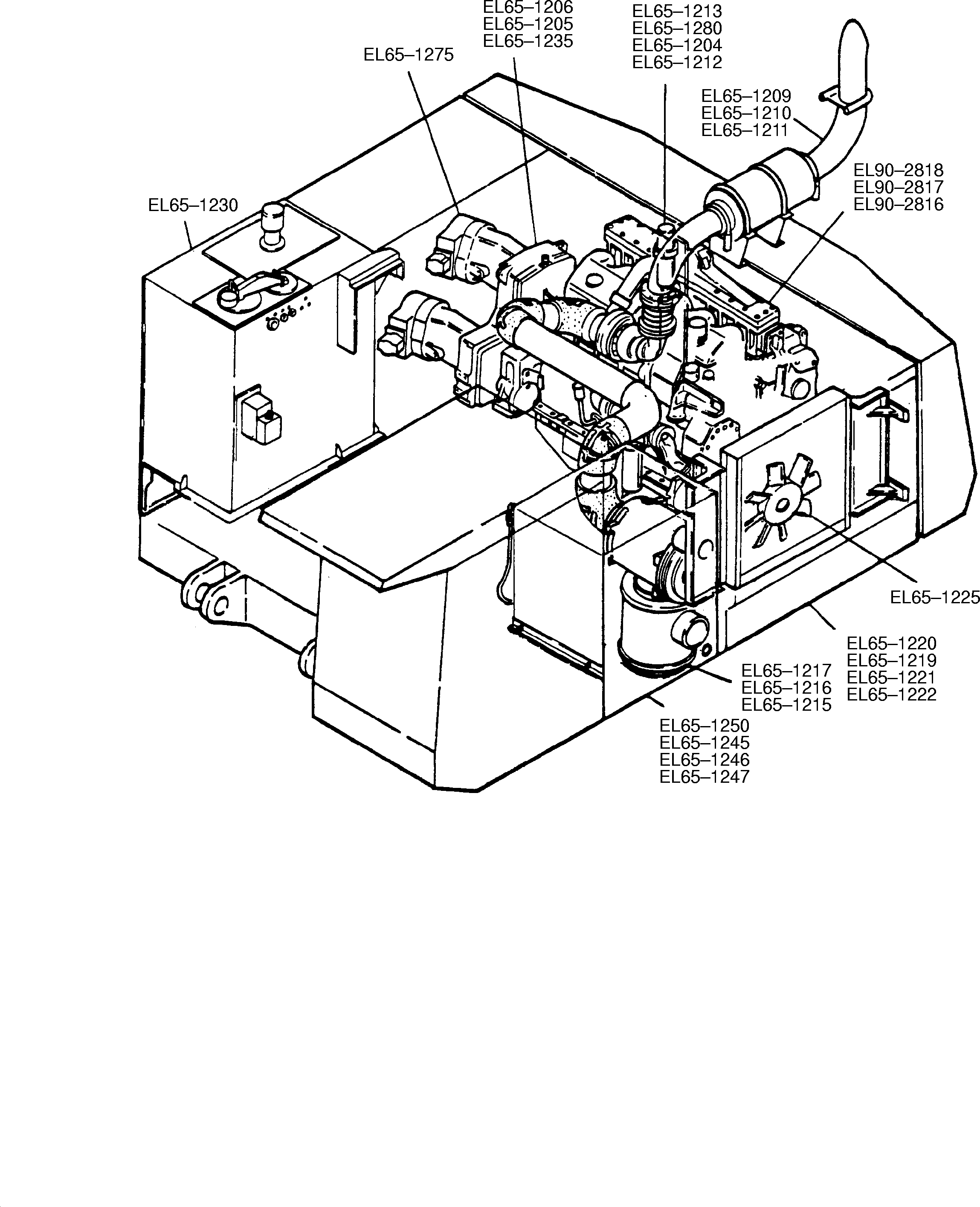 Excavators Mining Komatsu / H65 26051(g26051) / (065-0012 : 065-0012)