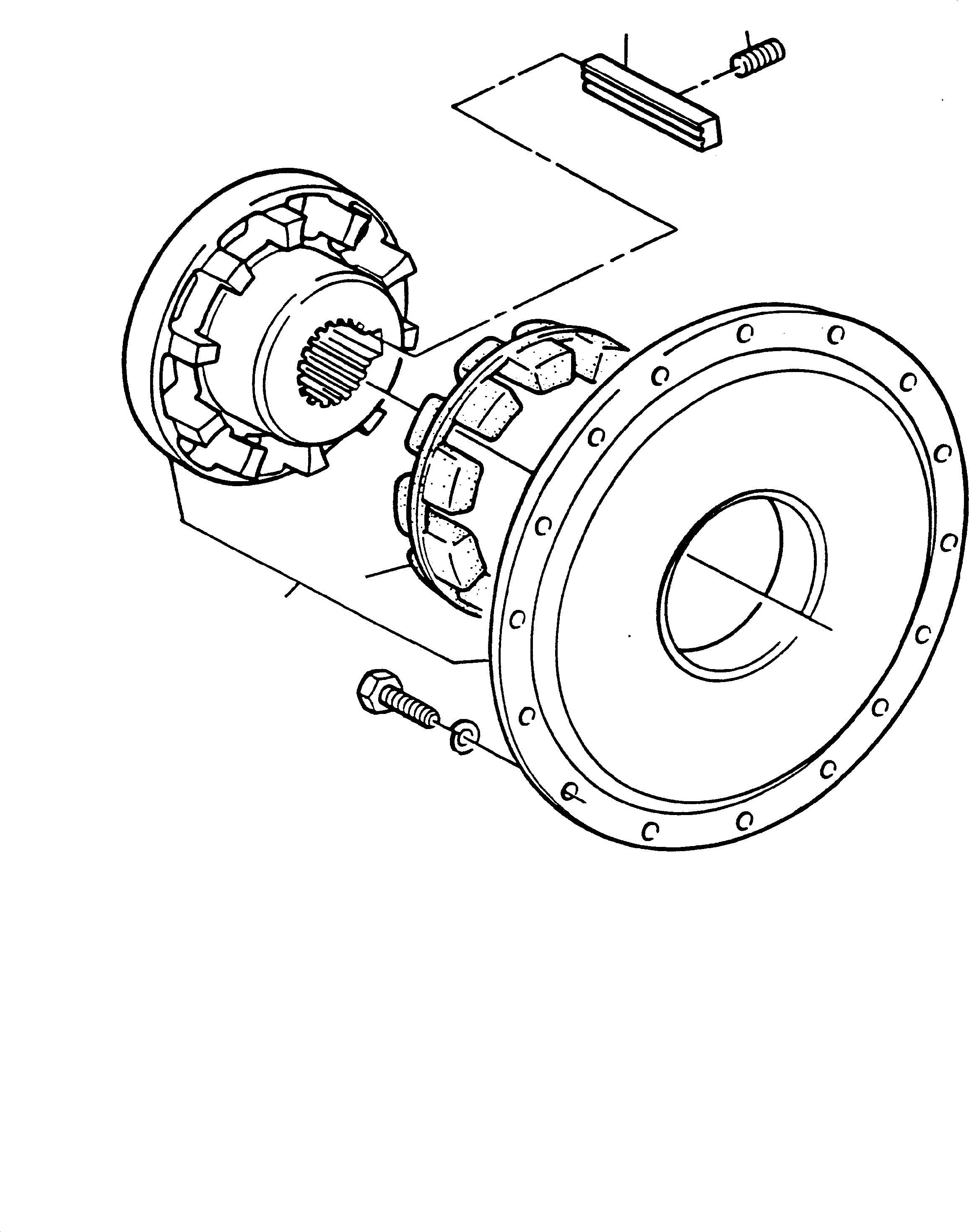 Komatsu parts book diagram for H65 26051: COUPLING ASSY.