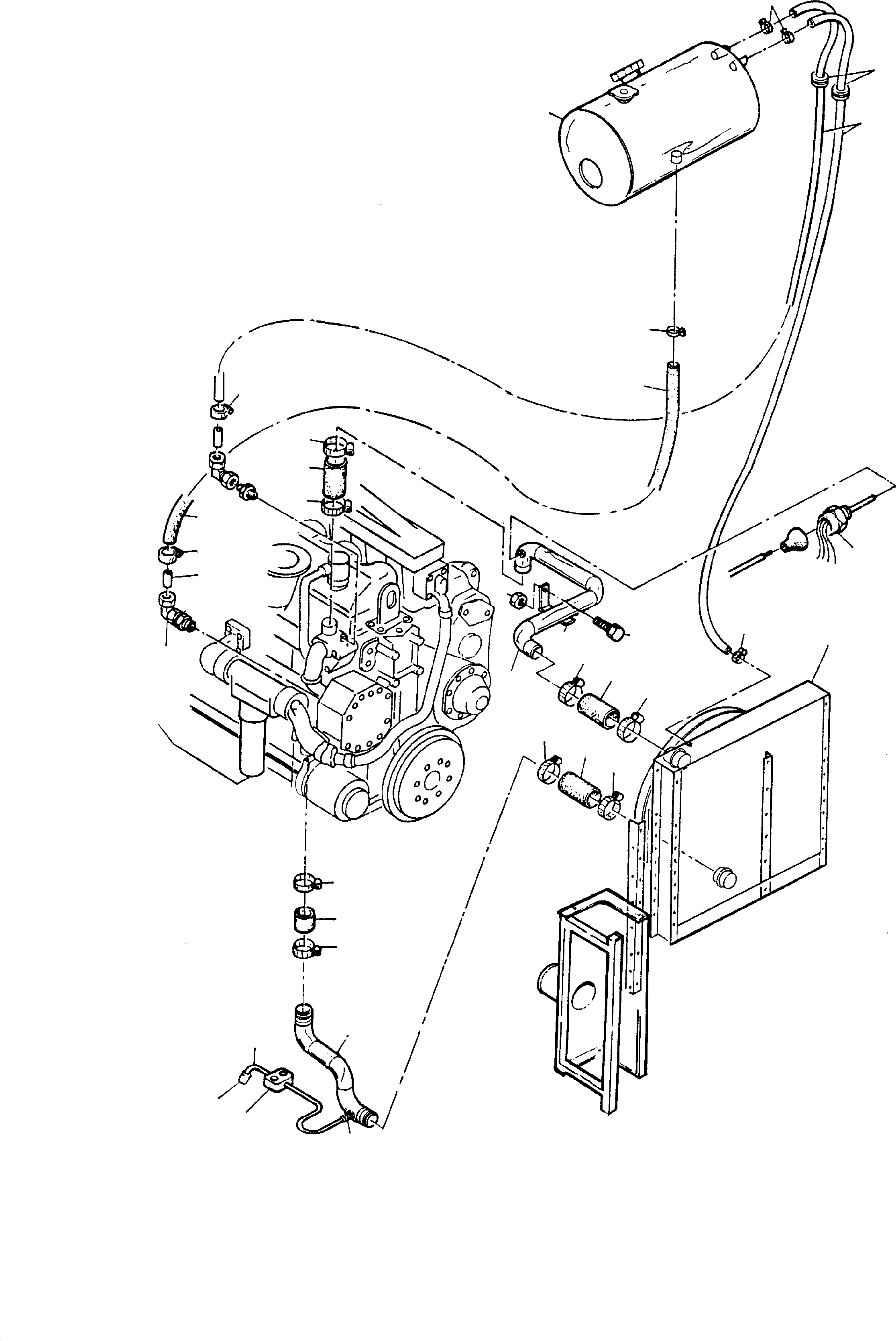 Excavators Mining Komatsu / H65 26051(g26051) / Lines for Radiator(065-1220a : 065-1220a)