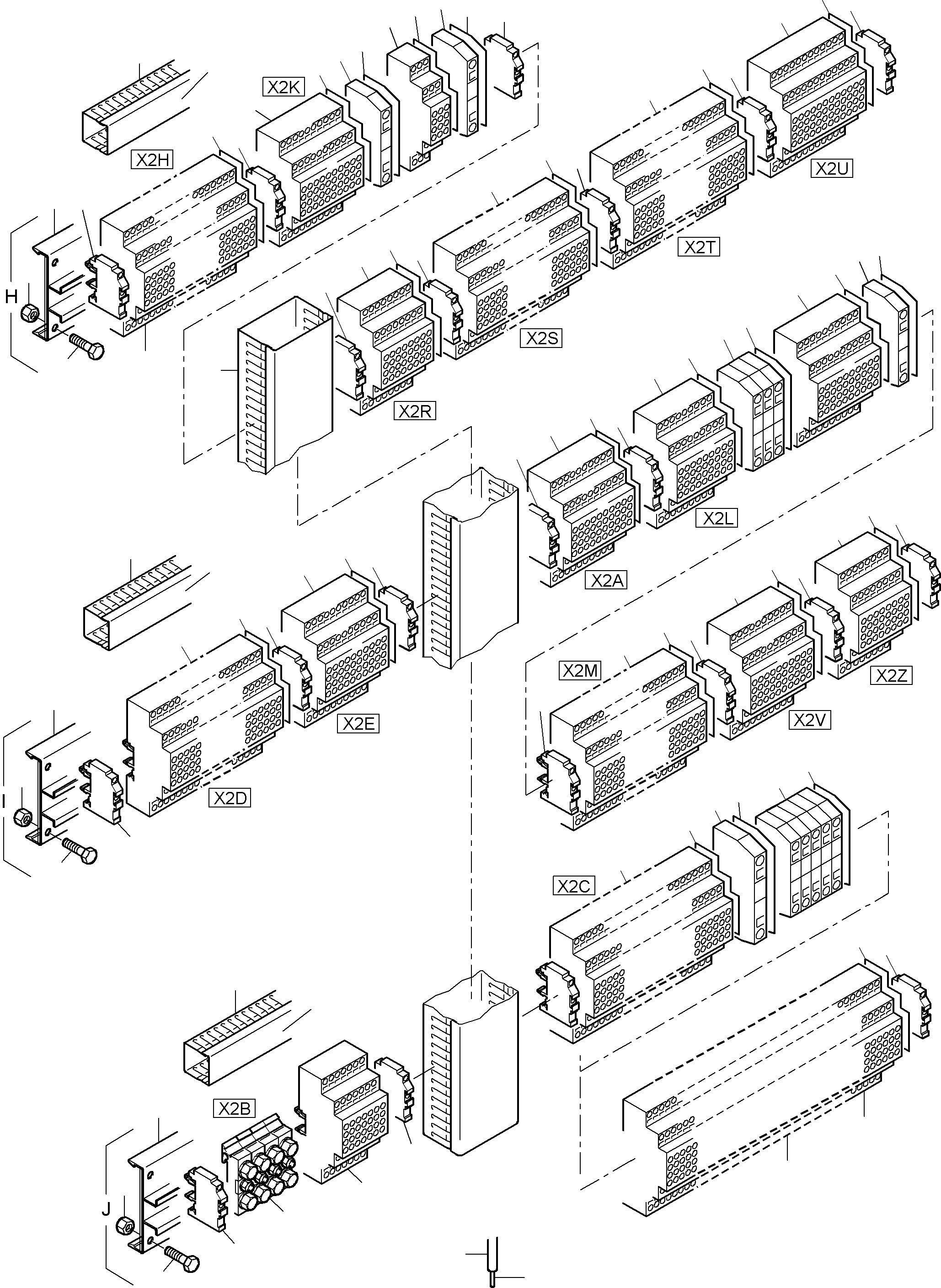 Komatsu parts book diagram for PC3000-6 S/N 46151: MAIN SWITCH BOX IN CAB SUPPORT