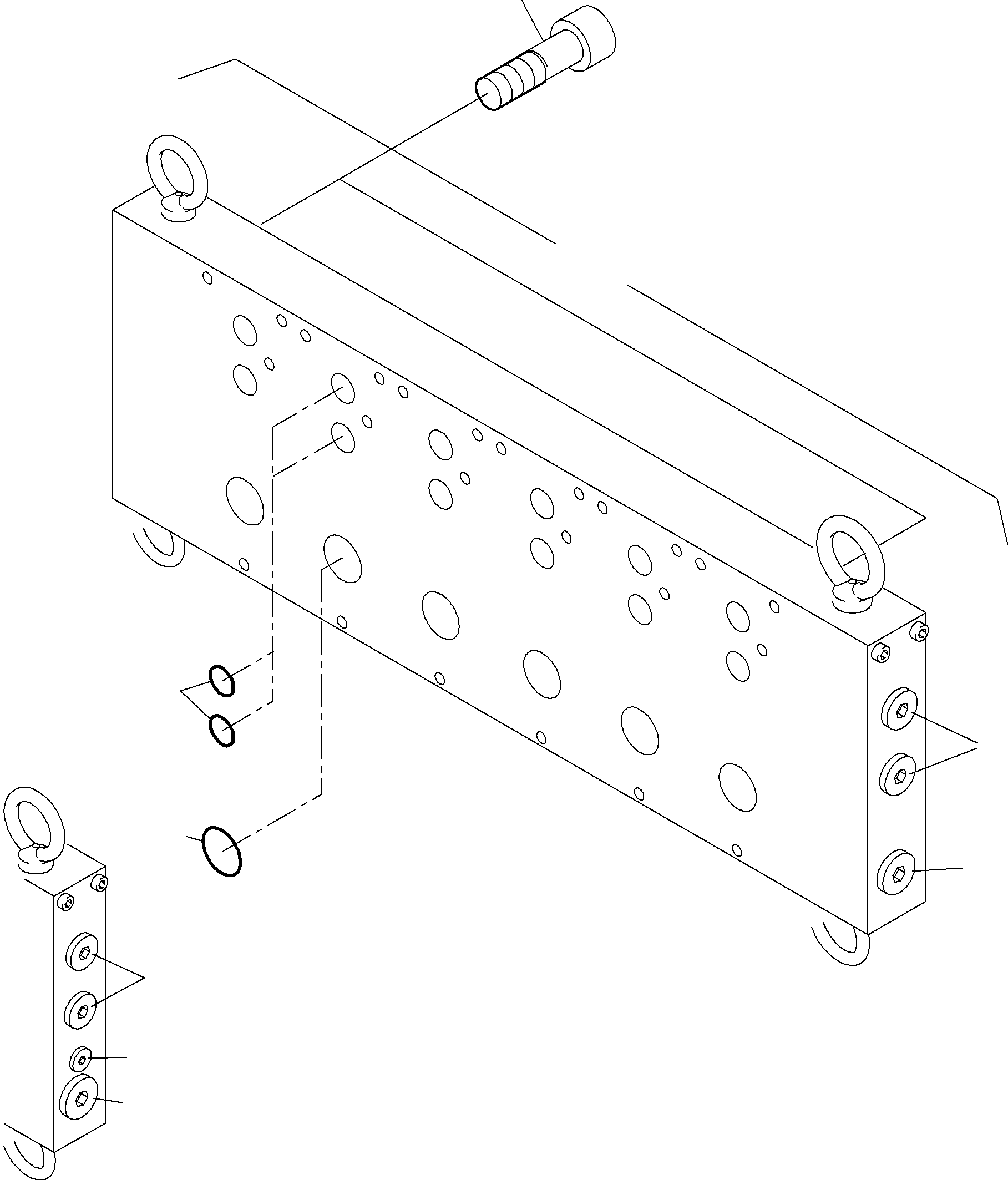 Excavators Mining Komatsu / PC3000-6 S/N 46154(g46154) / Base plate(991-0494 : 991-0494)