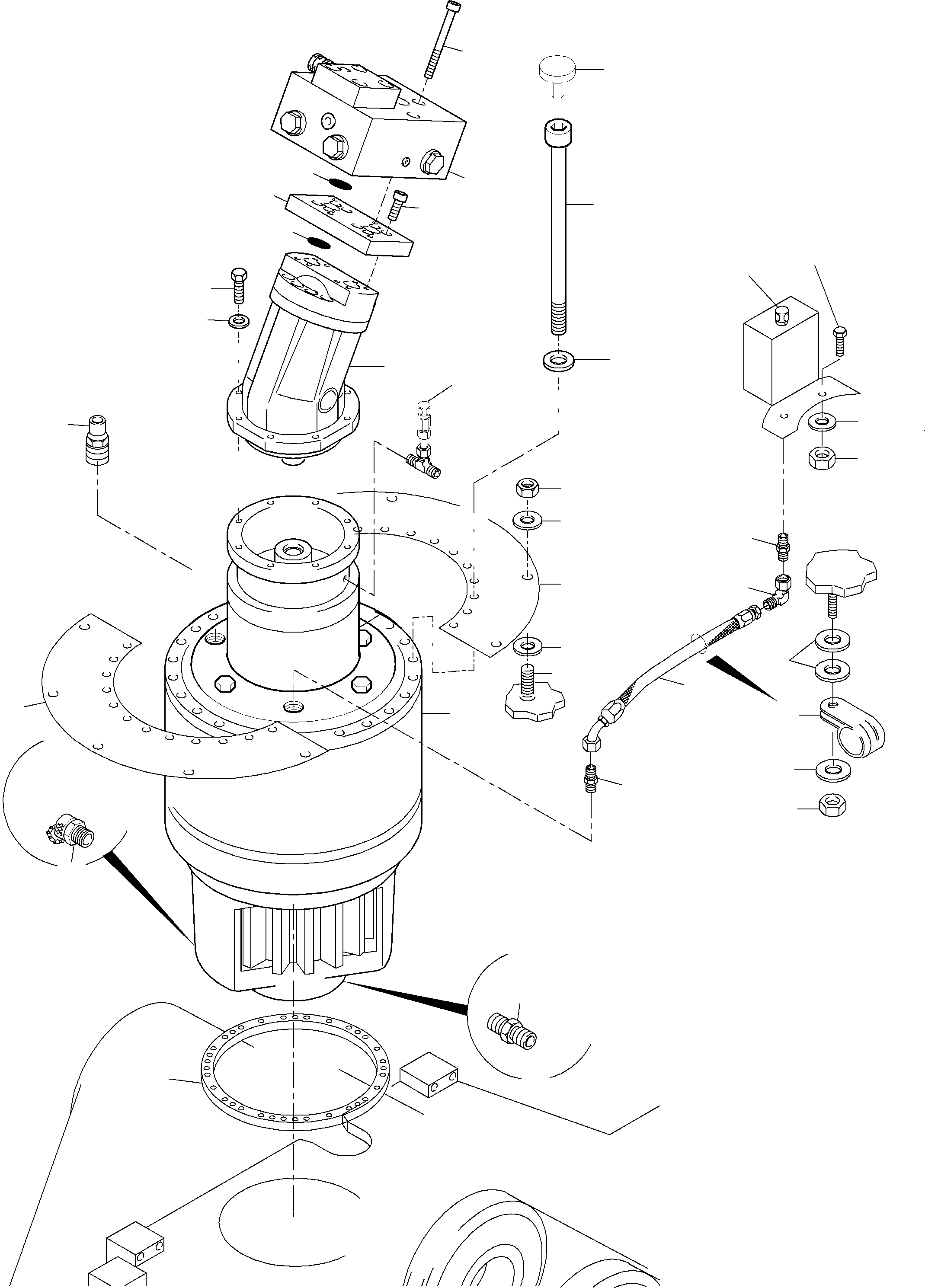 Excavators Mining Komatsu / PC3000-6 S/N 46161(g46161) / Slew Gear Arr.(485-1151a : 485-1151a)
